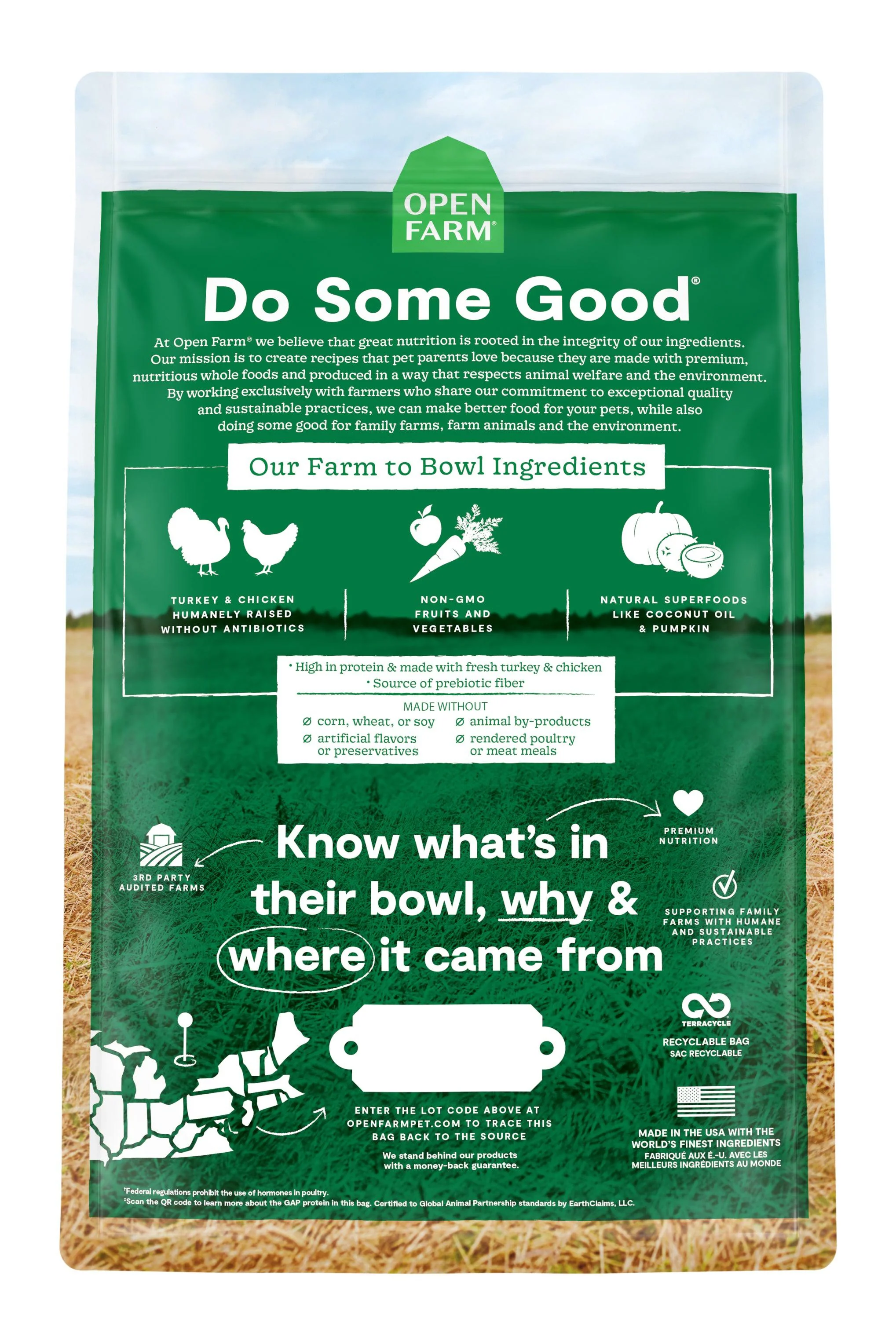 Open Farm Homestead Turkey and Chicken Dry Dog Food - Image 2