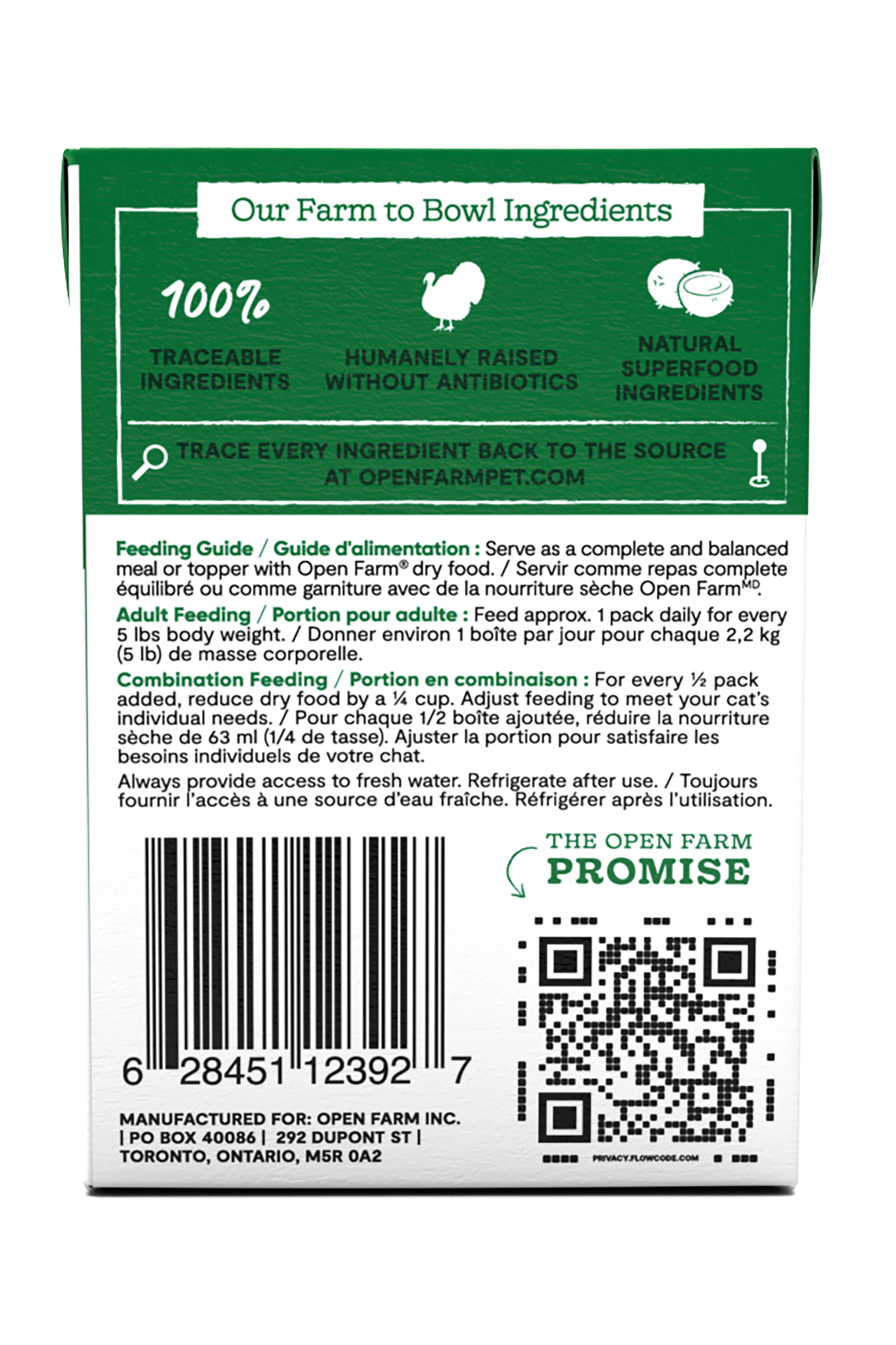 Open Farm Homestead Turkey Rustic Blend Wet Cat Food - Image 2