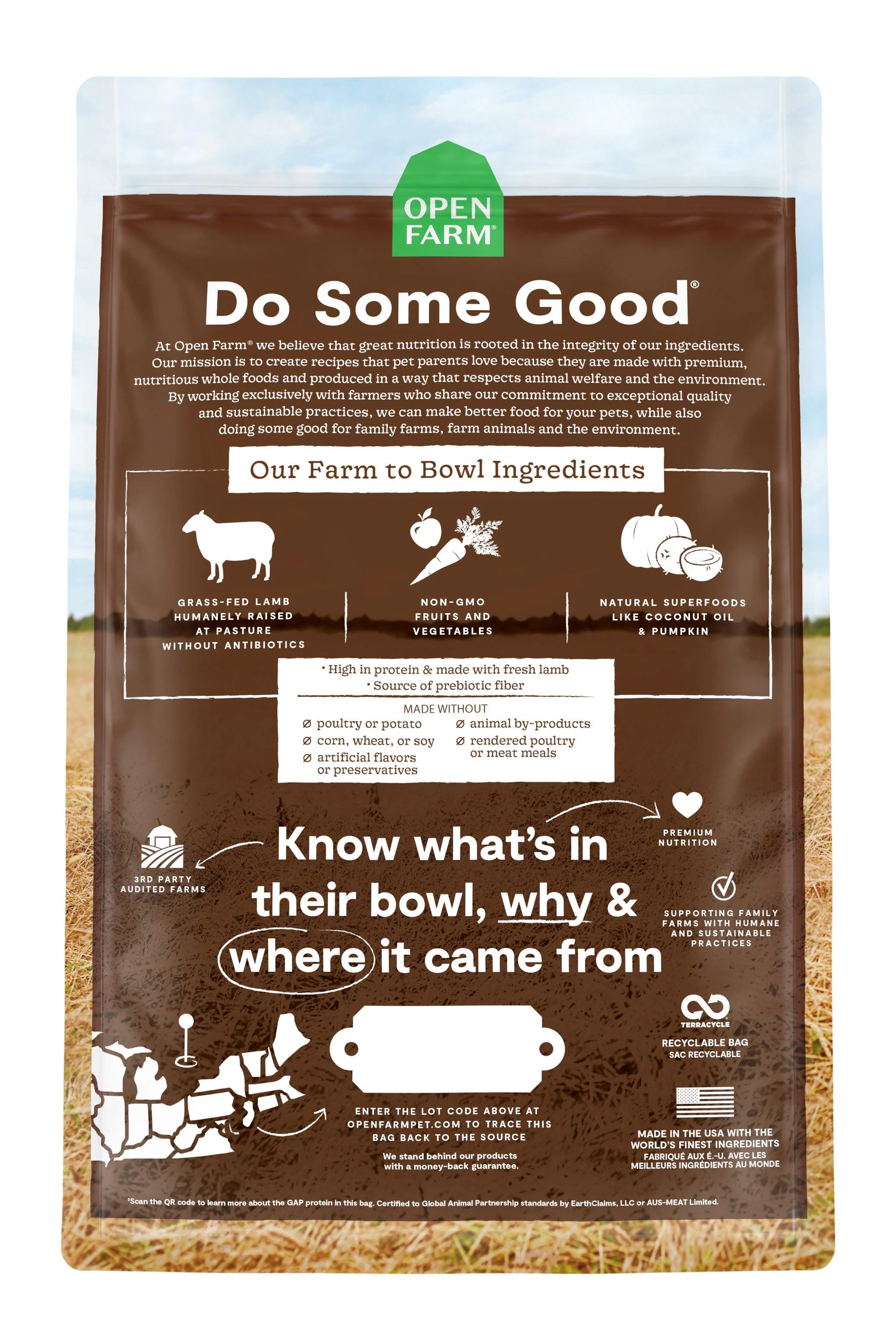 Open Farm Pasture-Raised Lamb Dry Dog Food - Image 2