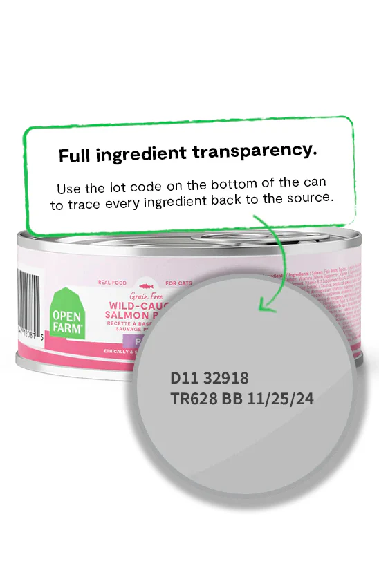 Open Farm Wild-Caught Salmon Pate Wet Cat Food - Image 3