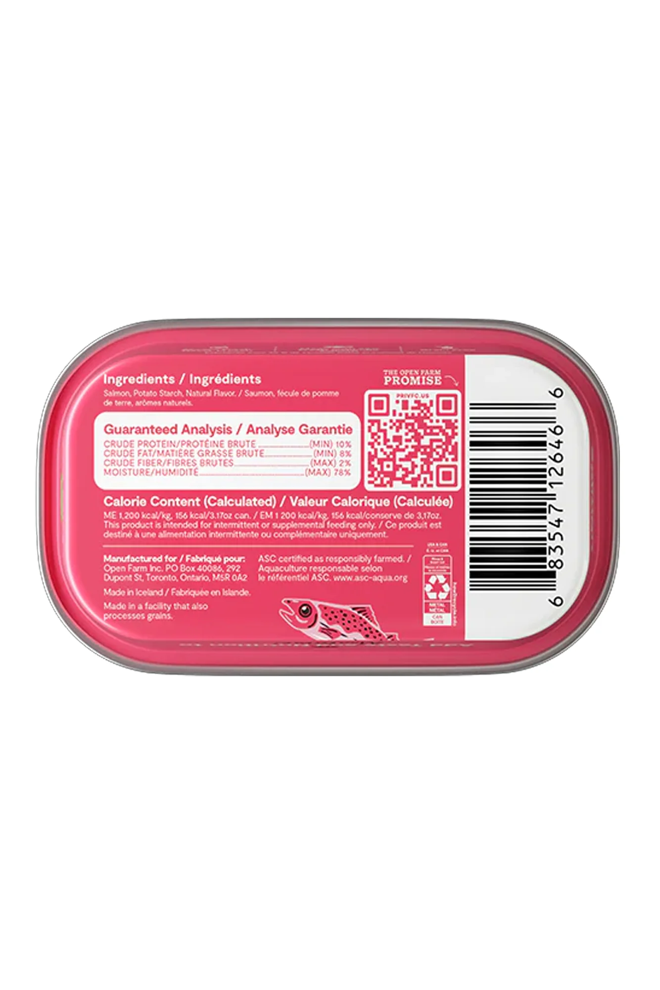 Open Farm Salmon Silky Mousse Cat Topper - Image 2