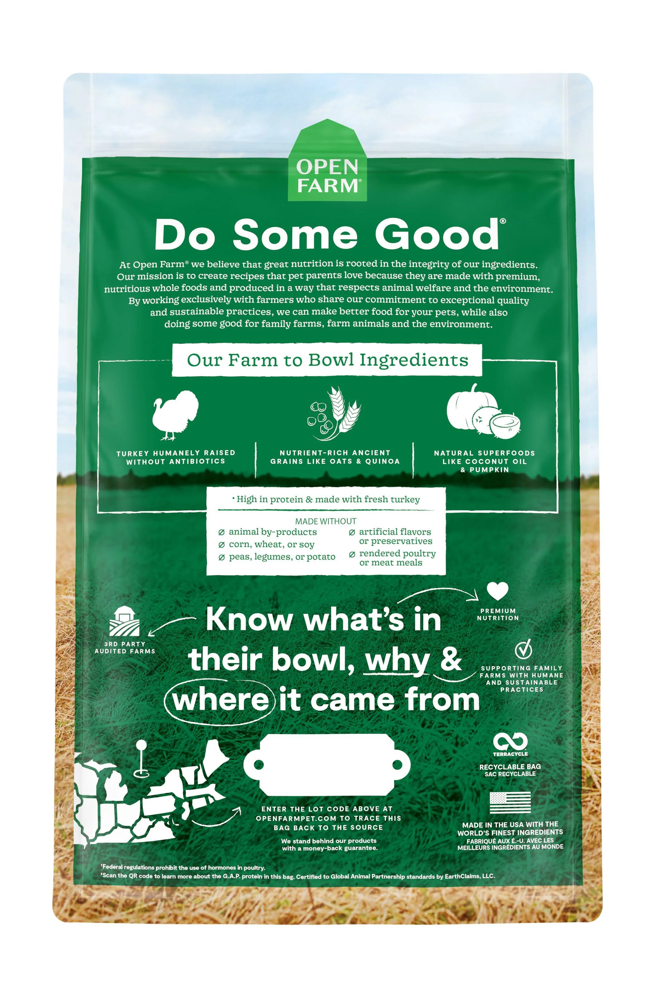 Open Farm Harvest Turkey and Ancient Grains Dry Dog Food - Image 2