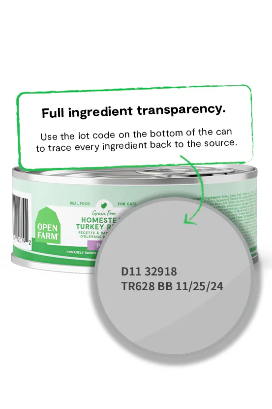 Open Farm Homestead Turkey Pate Wet Cat Food - Image 3
