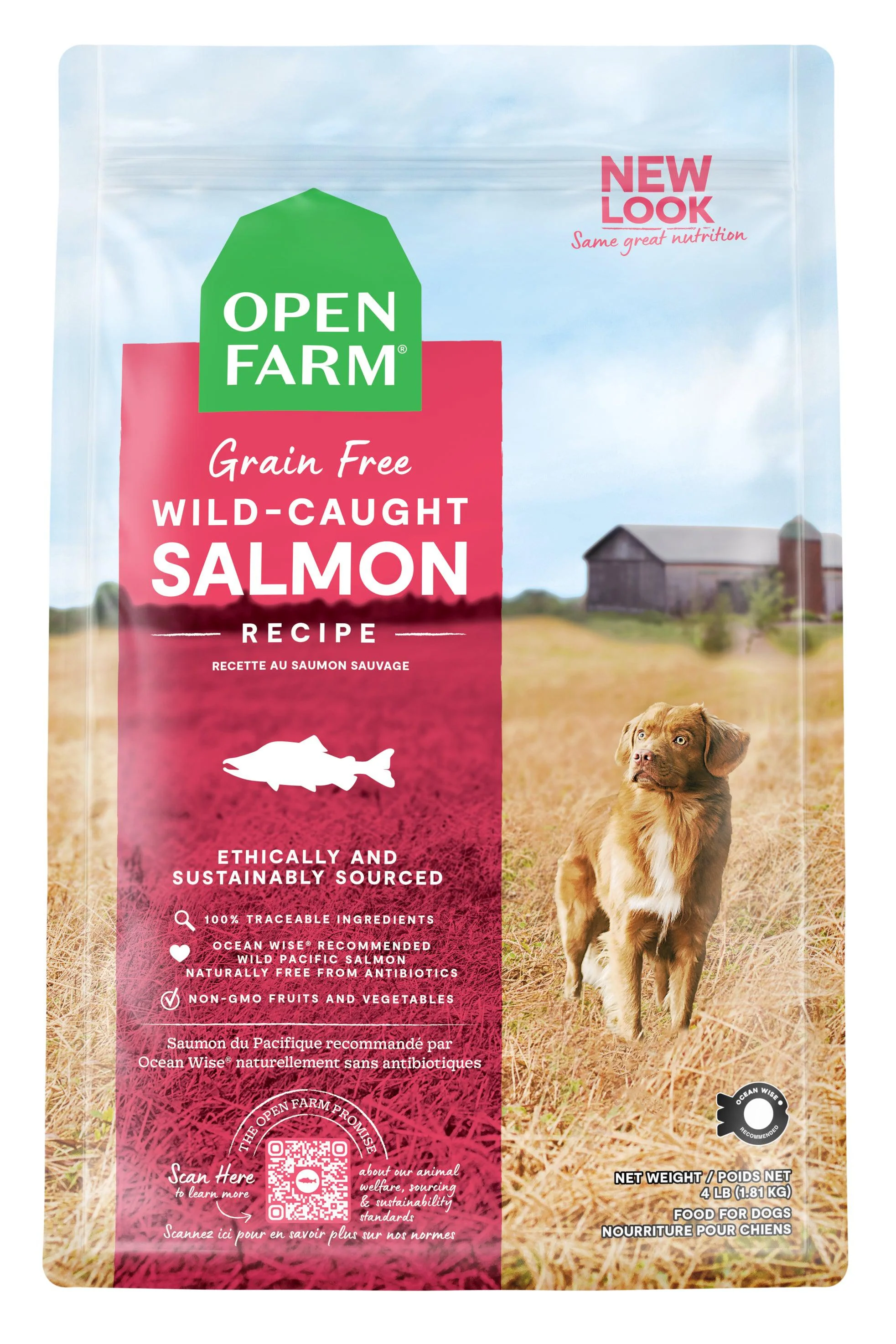 Open Farm Wild-Caught Salmon Dry Dog Food