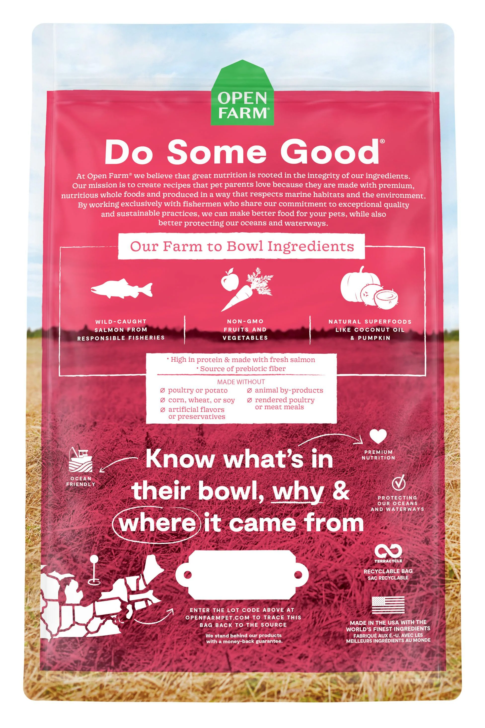 Open Farm Wild-Caught Salmon Dry Dog Food - Image 2