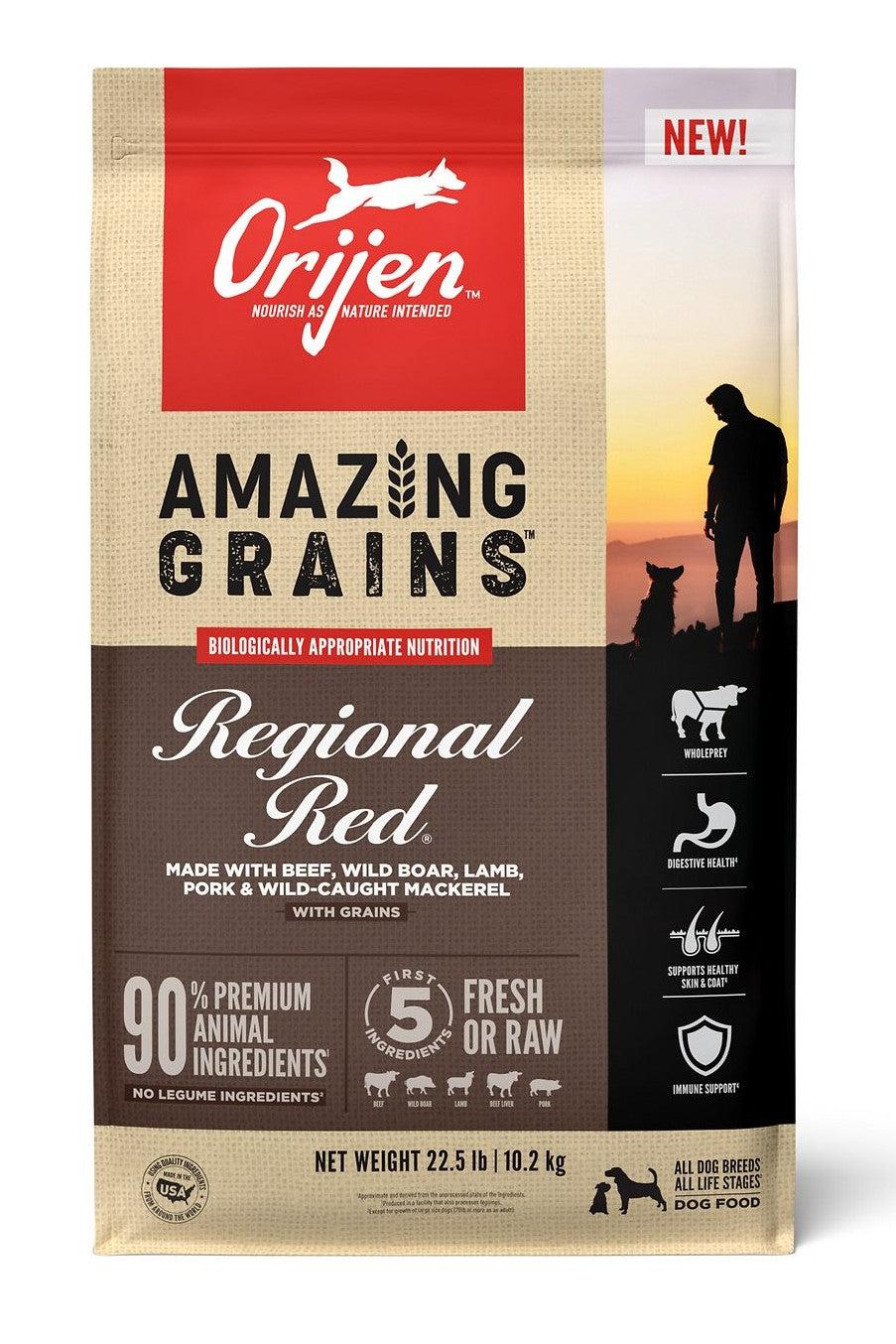 Orijen Amazing Grain Regional Red Dry Dog Food - Image 2