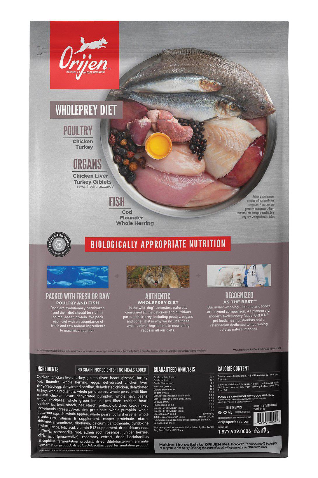Orijen Fit and Trim Dry Dog Food - Image 2