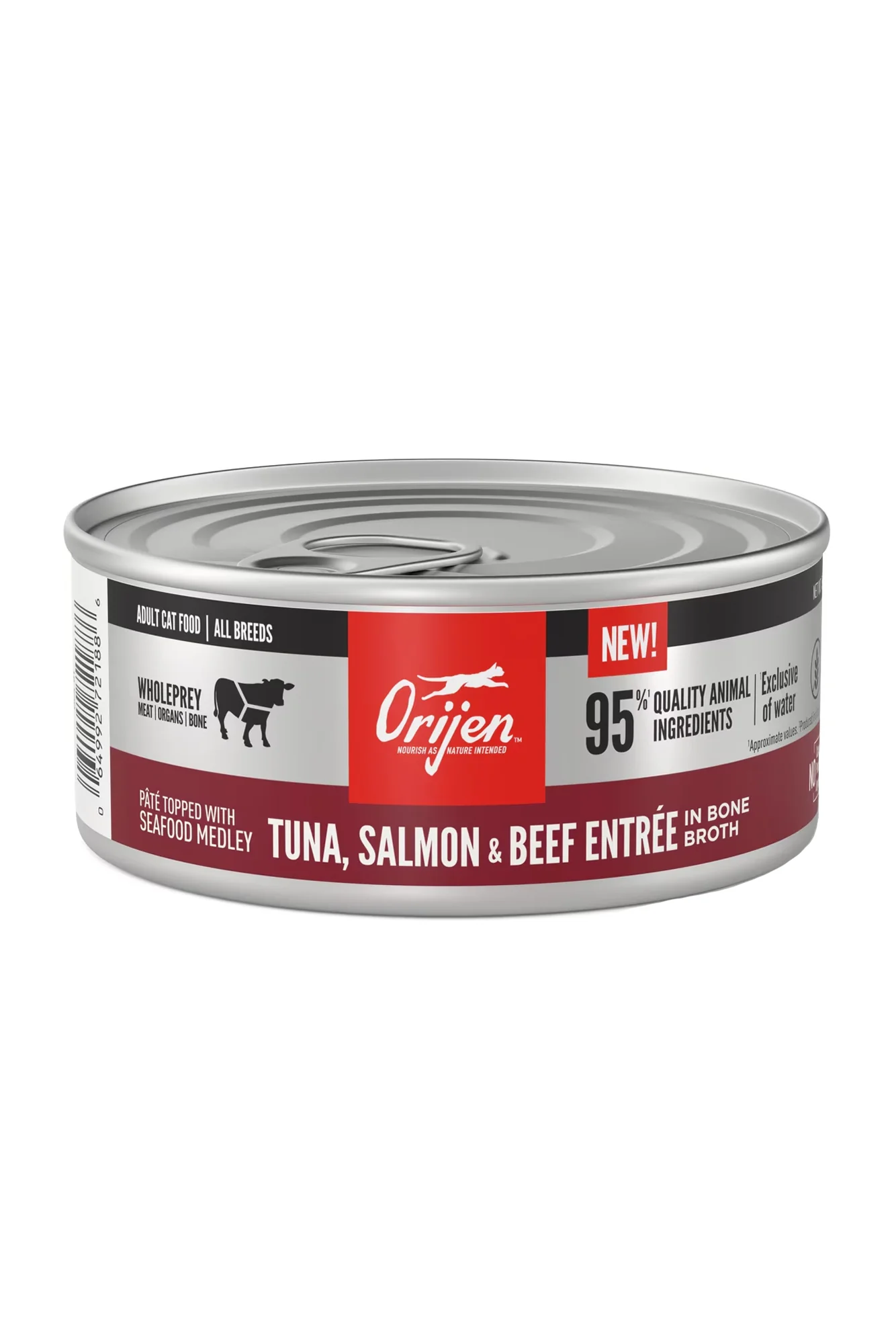 Orijen Tuna, Salmon, and Beef Entree Pate Wet Cat Food
