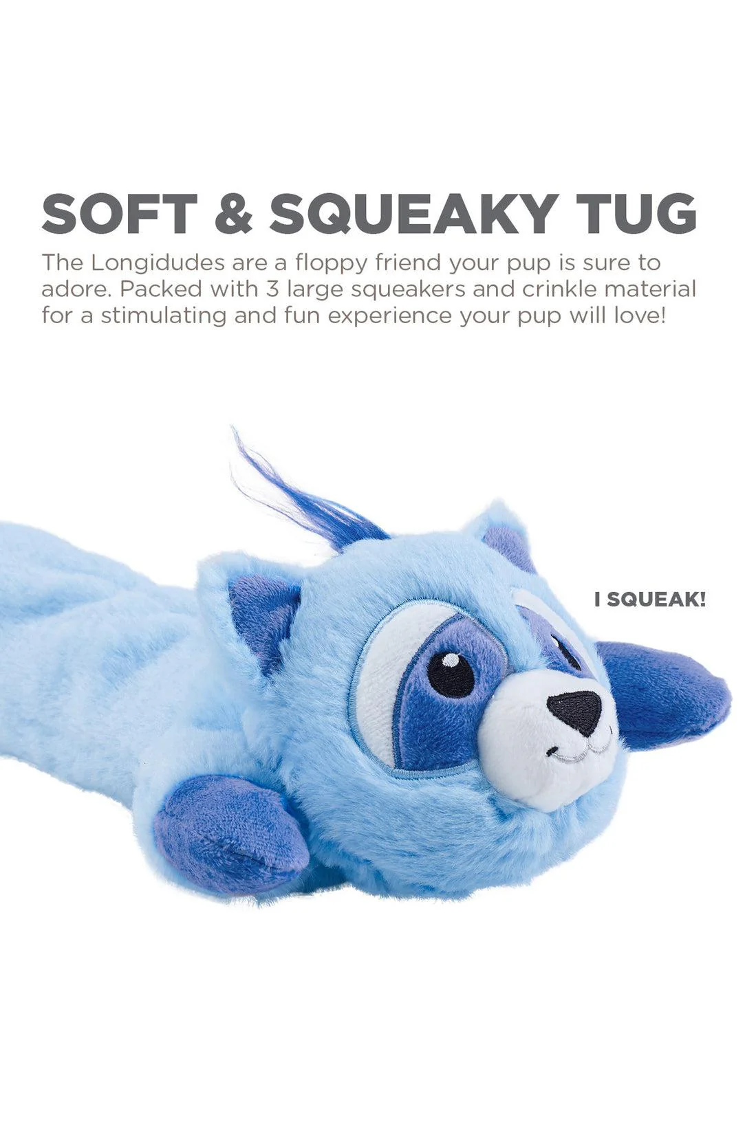 Outward Hound Longidudes Raccoon Dog Toy - Image 3