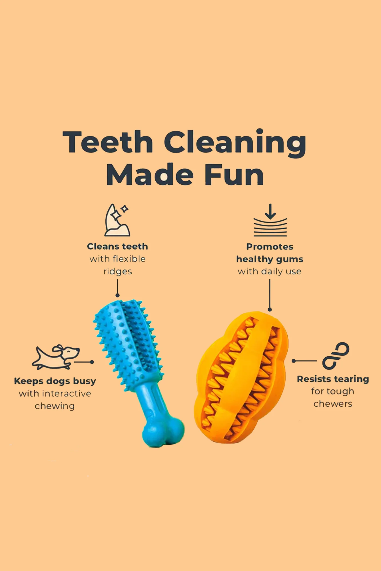 Oxyfresh Dental Chew Dog Toy - Image 4