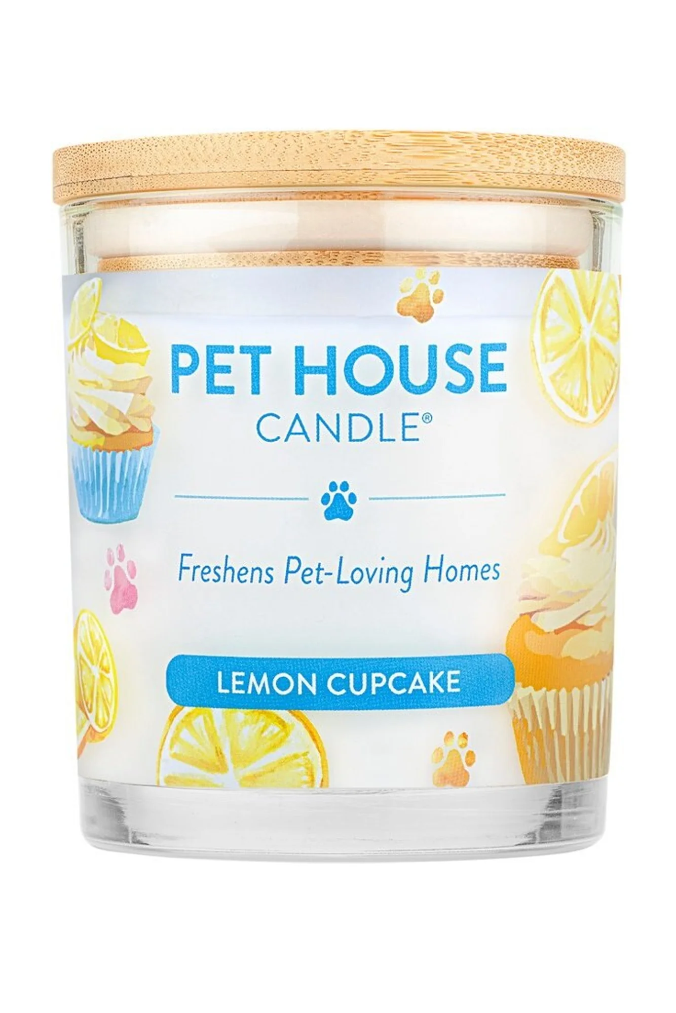 Pet House Lemon Cupcake Soy and Essential Oil Candle