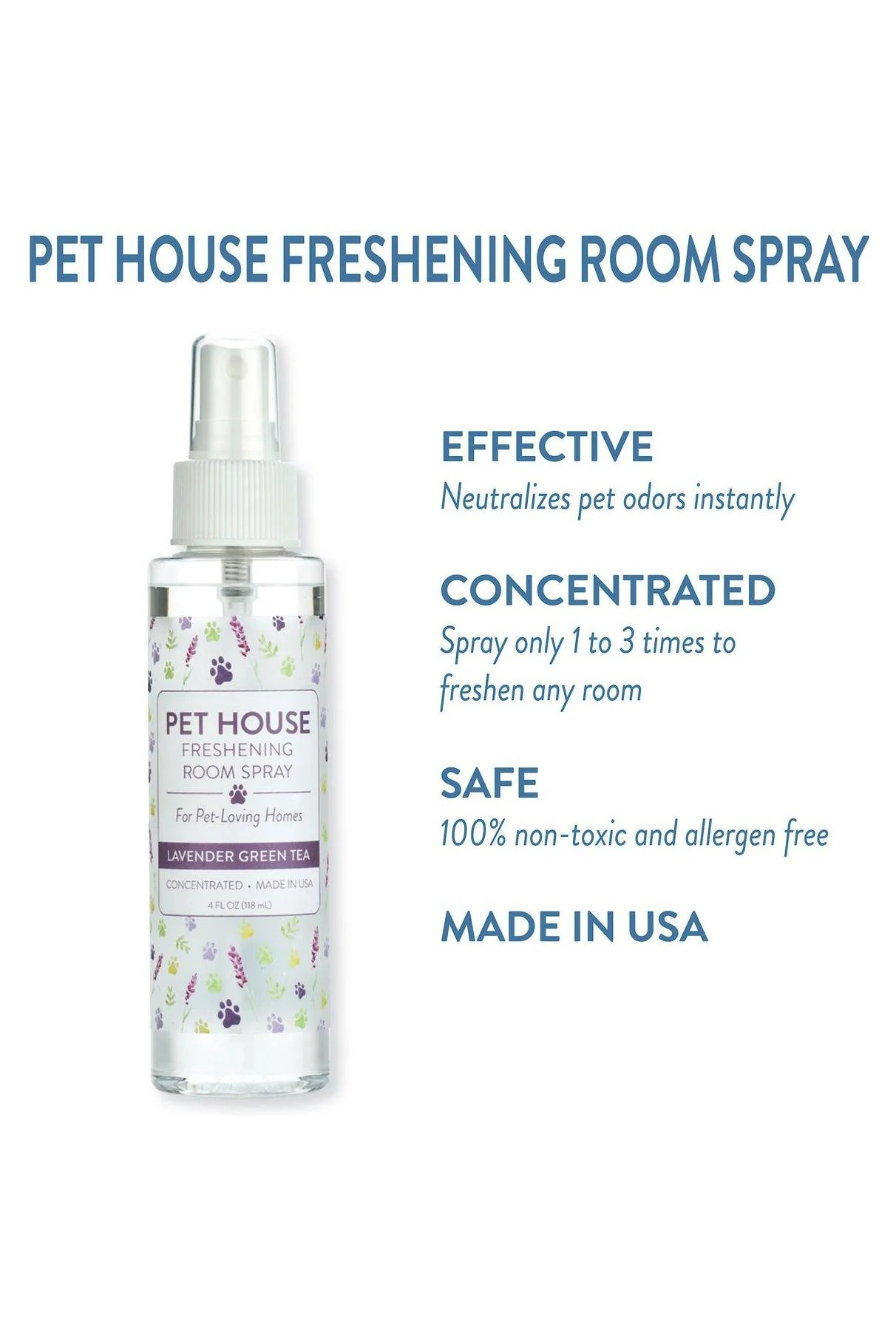 Pet House Room Spray Lavender Green Tea - Image 2