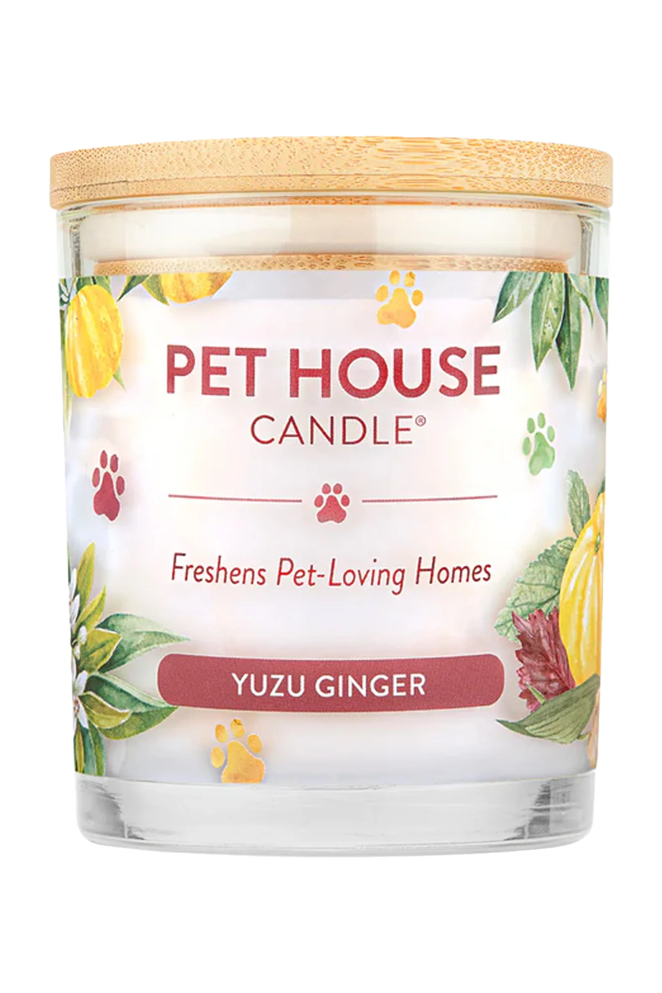 Pet House Yuzu Ginger Soy and Essential Oil Candle