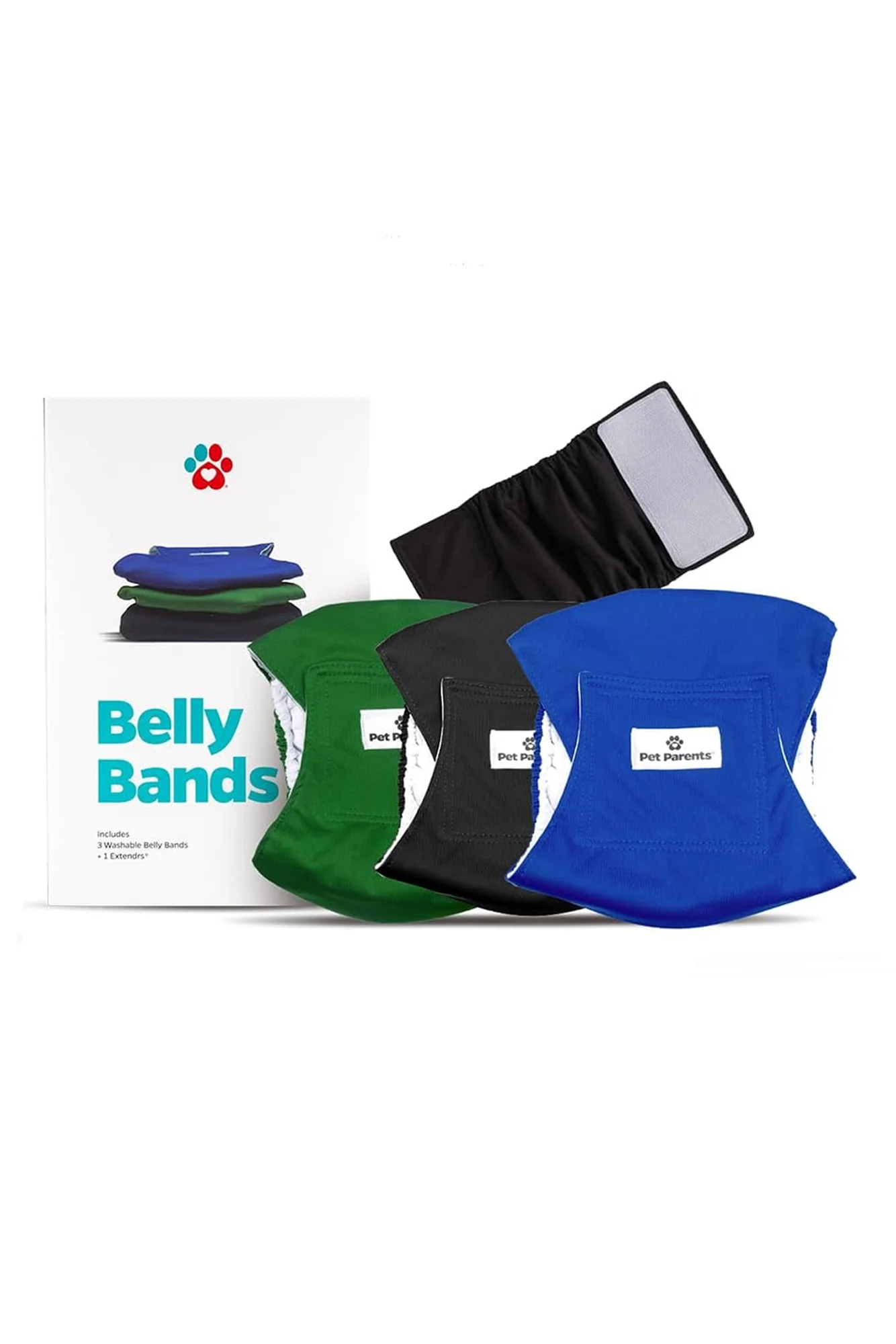 Pet Parents Warrior Belly Bands 3 Pack
