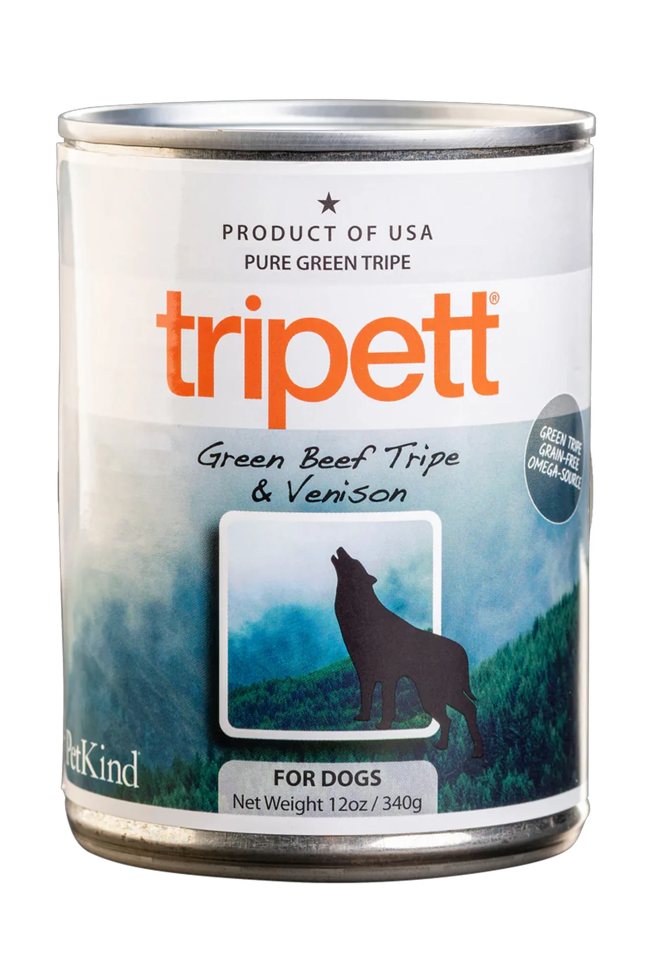 PetKind Tripett Green Beef Tripe Wet Dog Topper