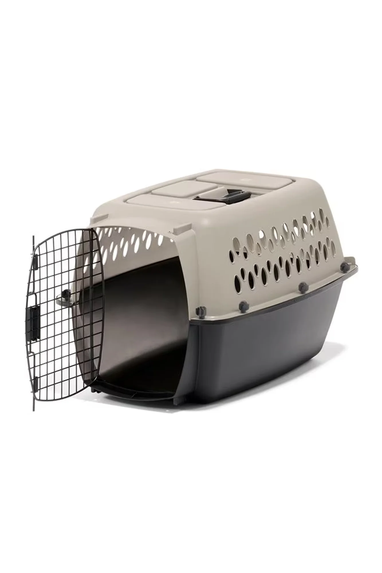 PetMate Vari Kennel 24" Taupe Plastic Dog Carrier - Image 3