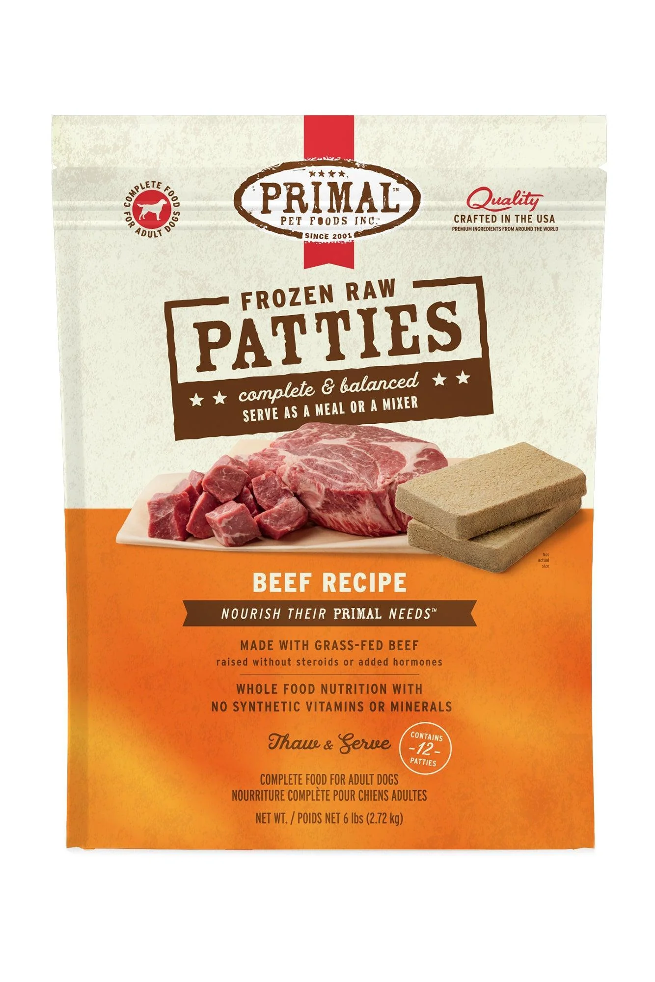 Primal Beef Frozen Raw Dog Food - Image 4