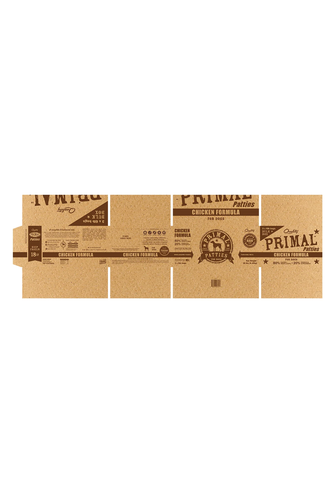Primal Chicken Frozen Raw Dog Food - Image 6