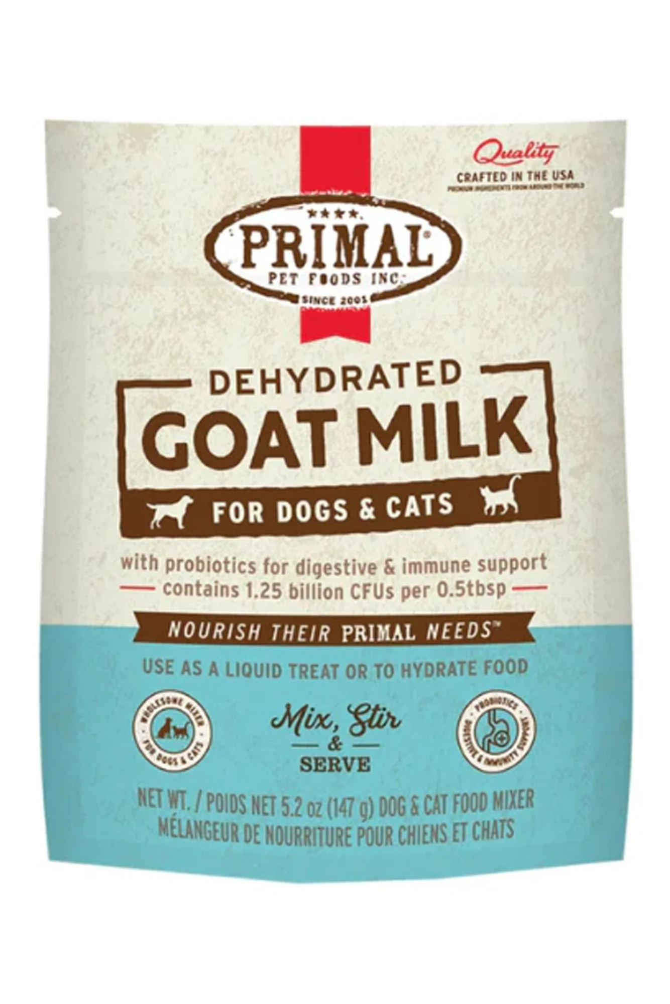 Primal Dehydrated Goat Milk for Dogs and Cats - Image 2
