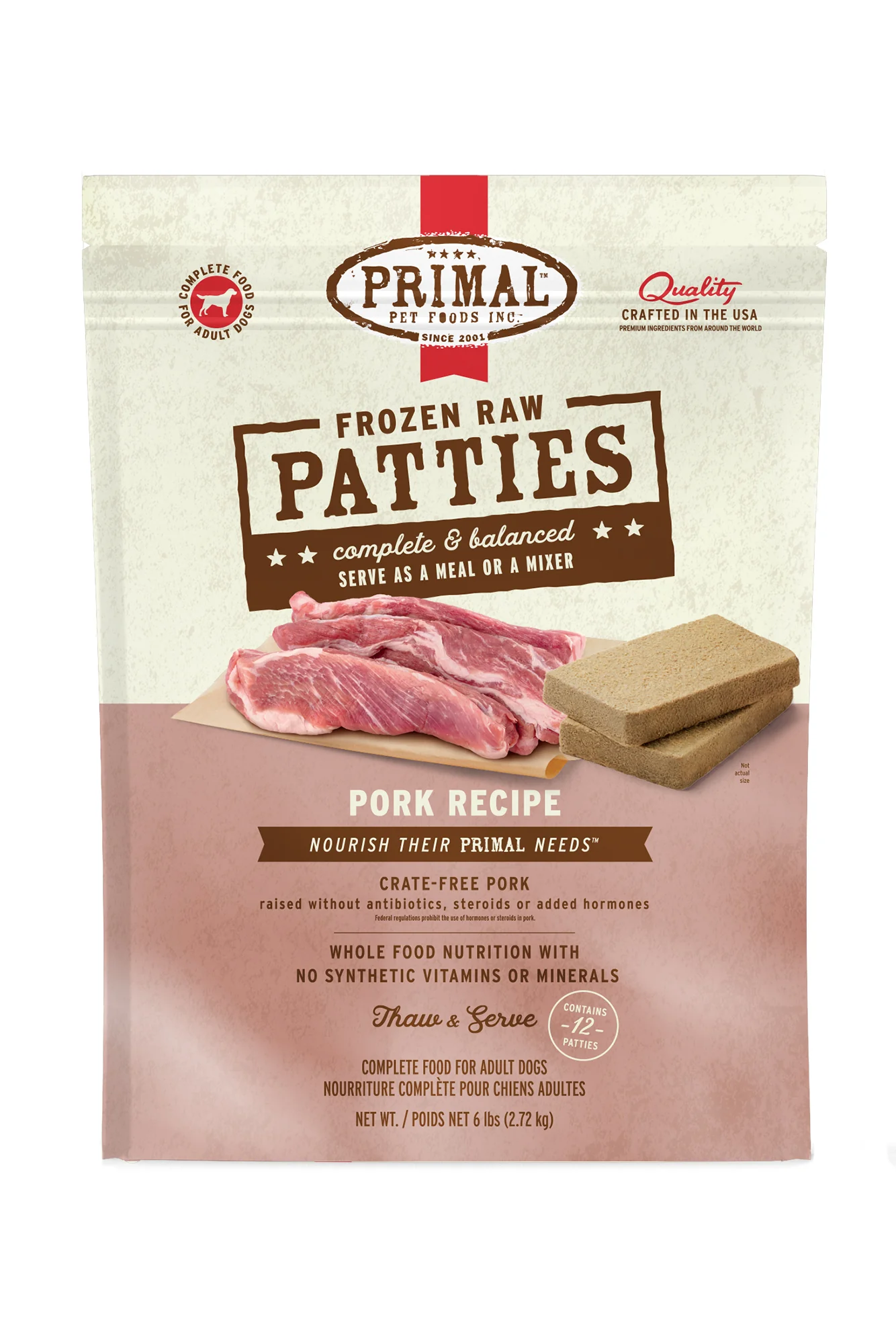 Primal Pork Frozen Raw Dog Food - Image 4