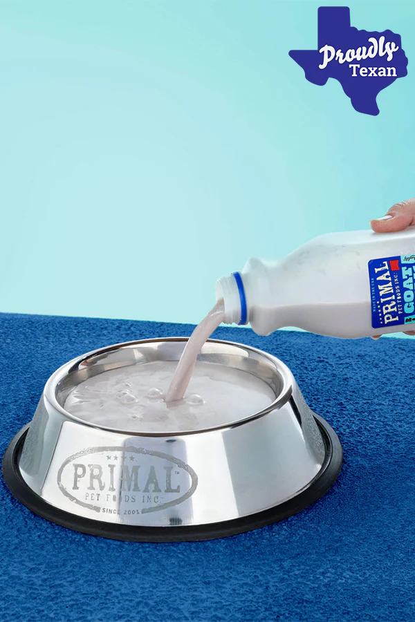 Primal Raw Goat Milk Blueberry and Pom Burst Frozen Supplement for Pets - Image 2