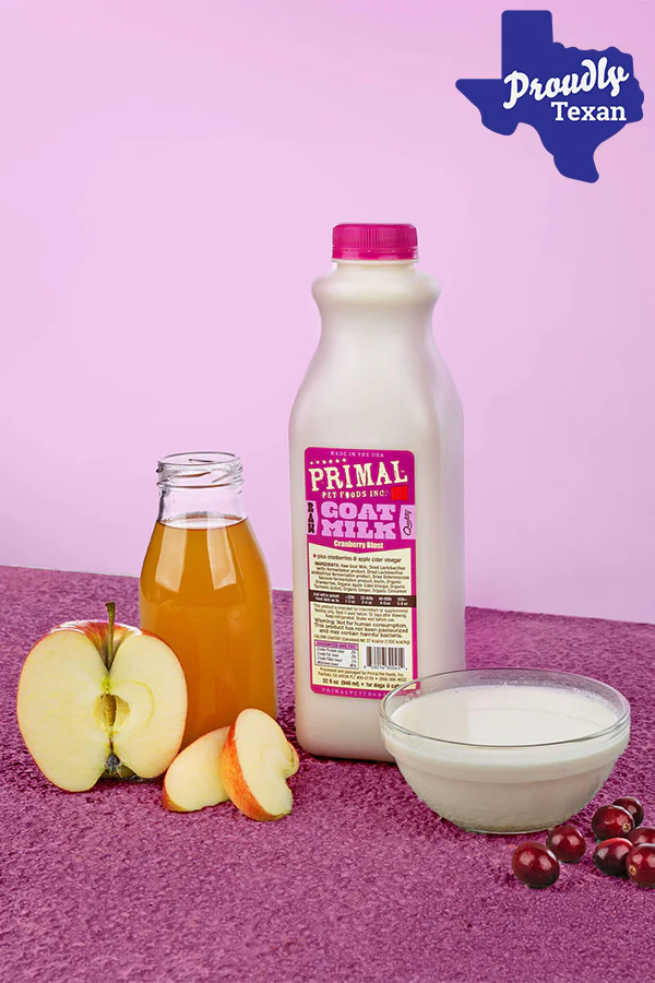 Primal Raw Goat's Milk Cranberry Blast Frozen Supplement for Pets - Image 3