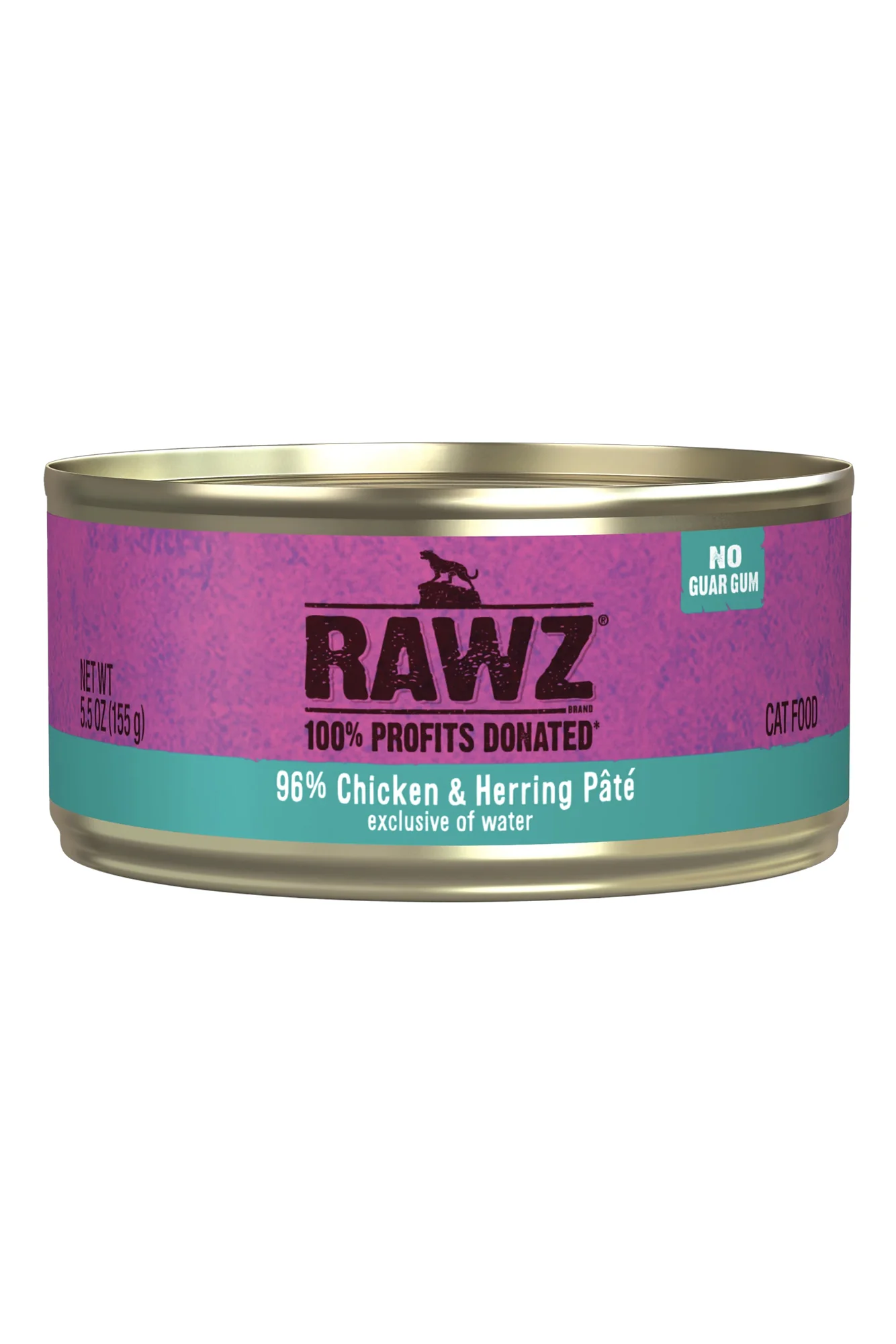 Rawz 96% Chicken and Herring Pate Wet Cat Food