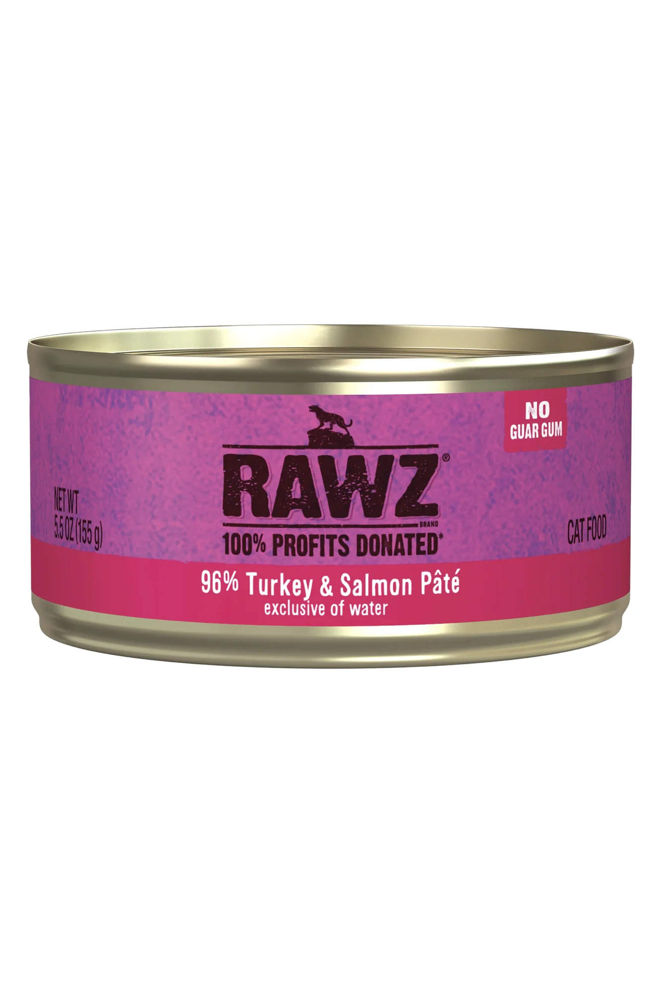 Rawz 96% Turkey and Salmon Pate Wet Cat Food