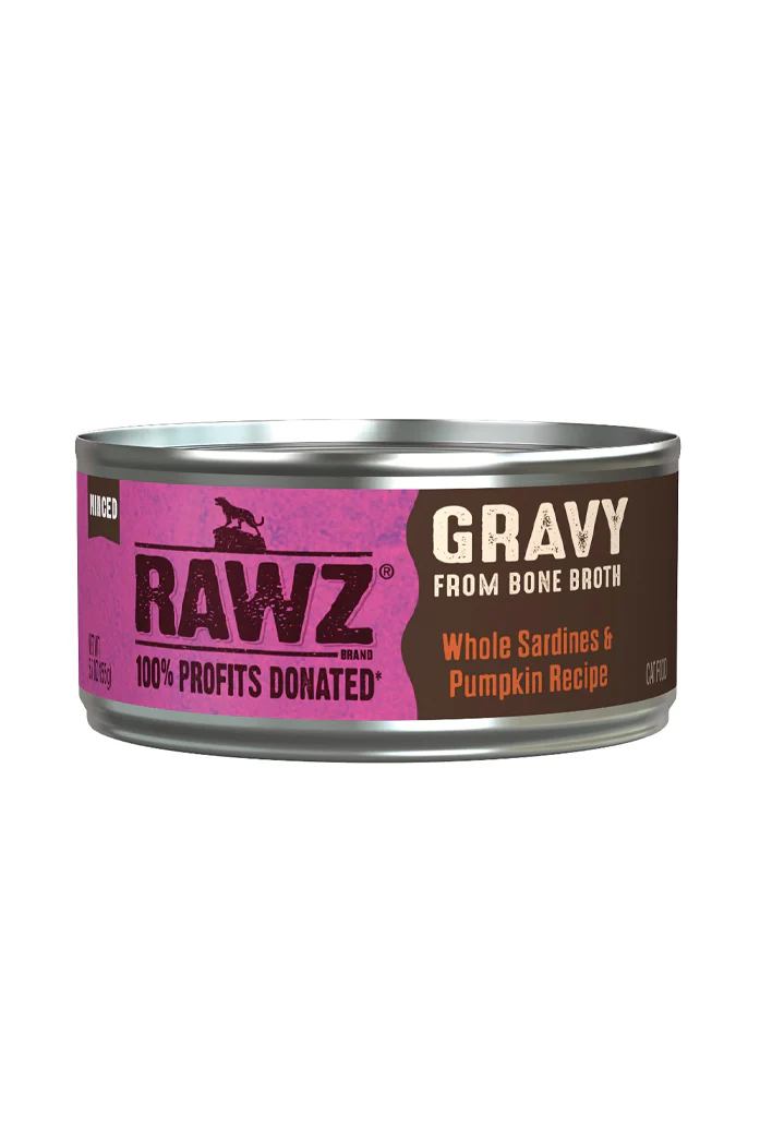 Rawz Gravy Sardines and Pumpkin Minced Wet Cat Food