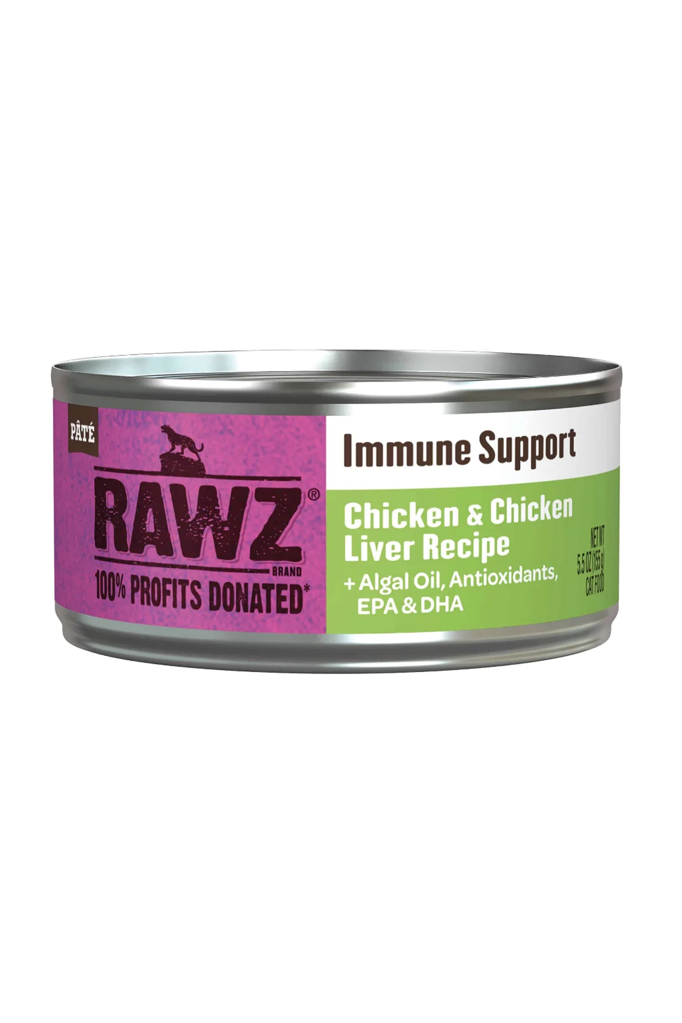 Rawz Immune Chicken and Chicken Liver Pate Wet Cat Food