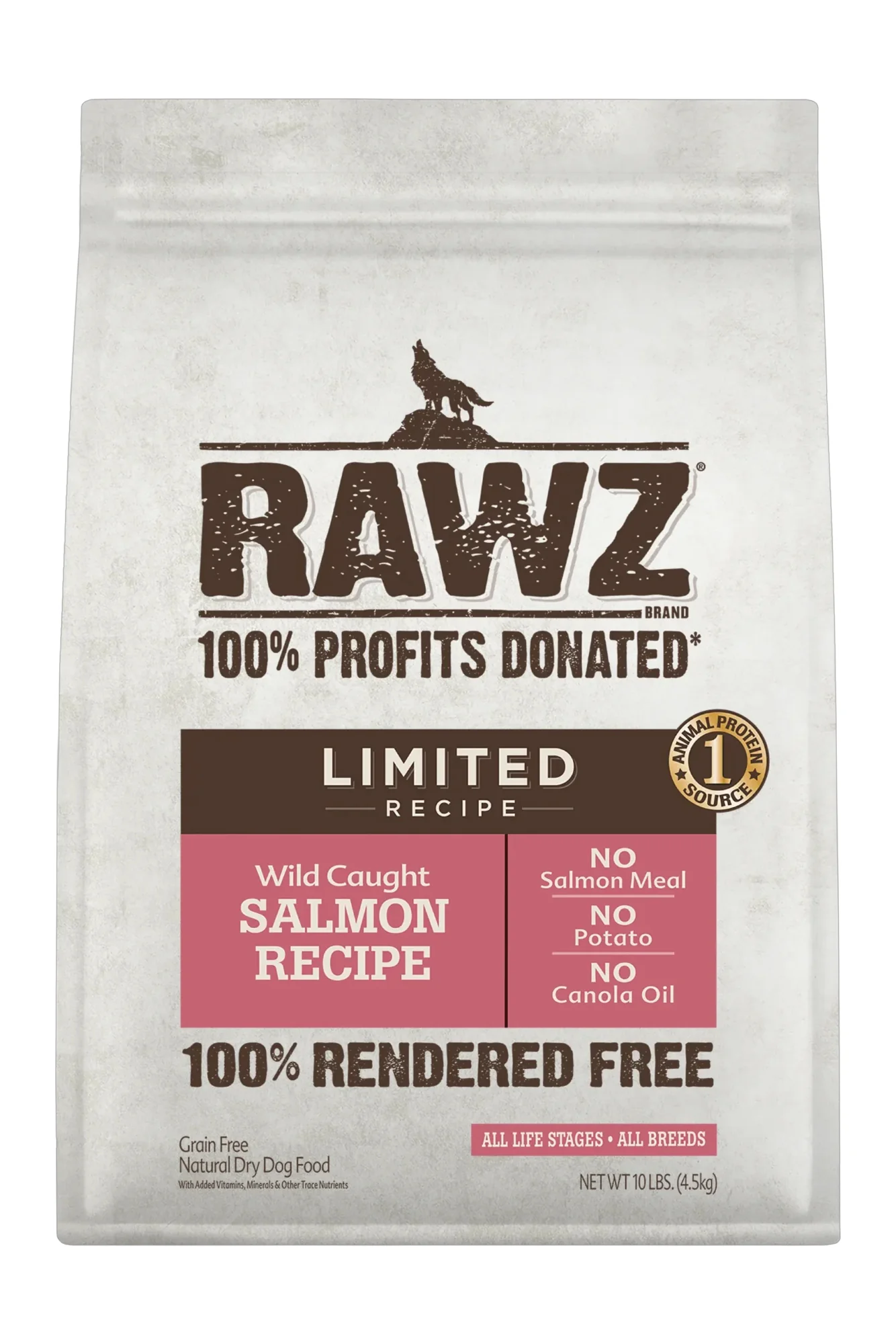 Rawz Limited Wild-Caught Salmon Dry Dog Food - Image 3