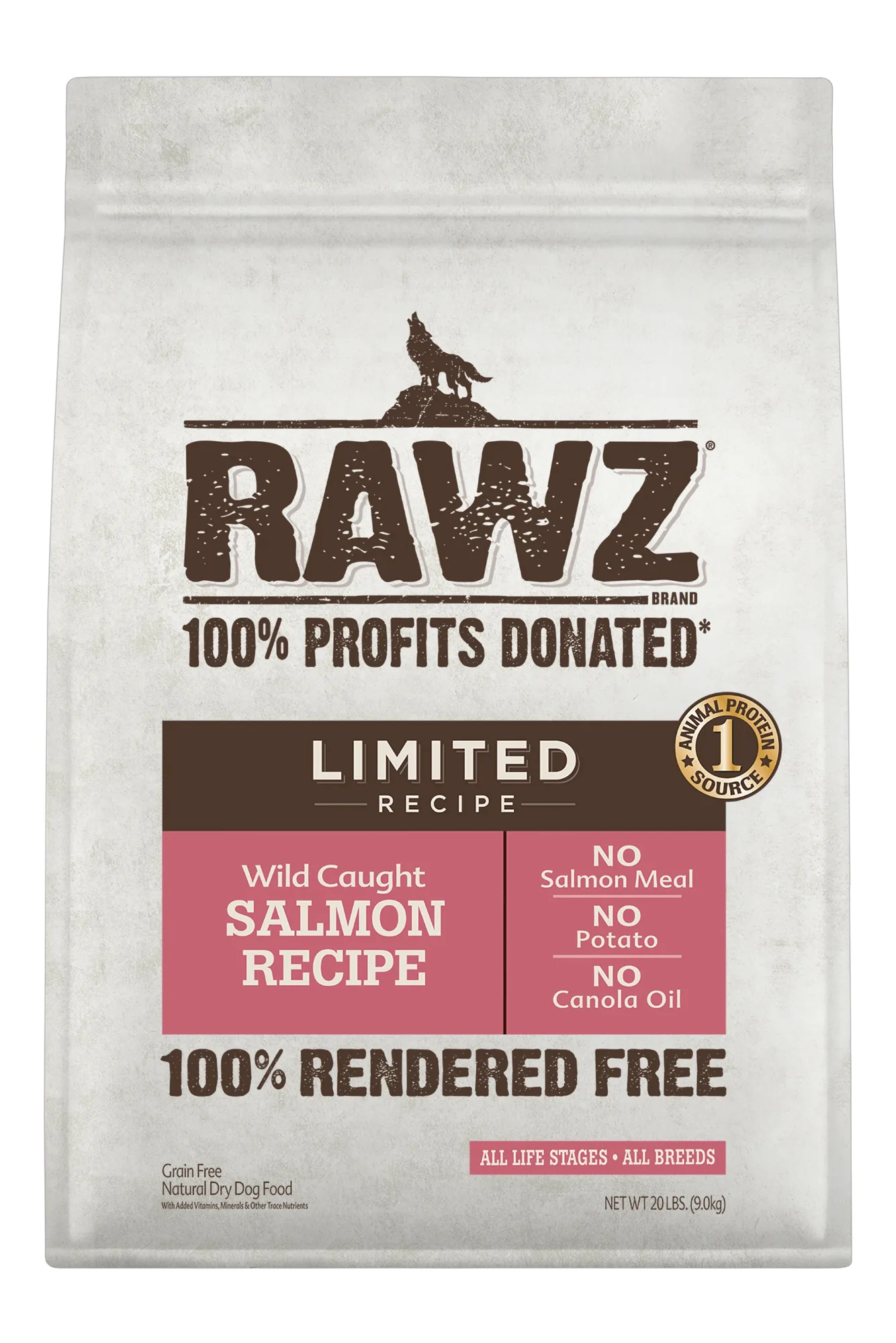 Rawz Limited Wild-Caught Salmon Dry Dog Food - Image 4