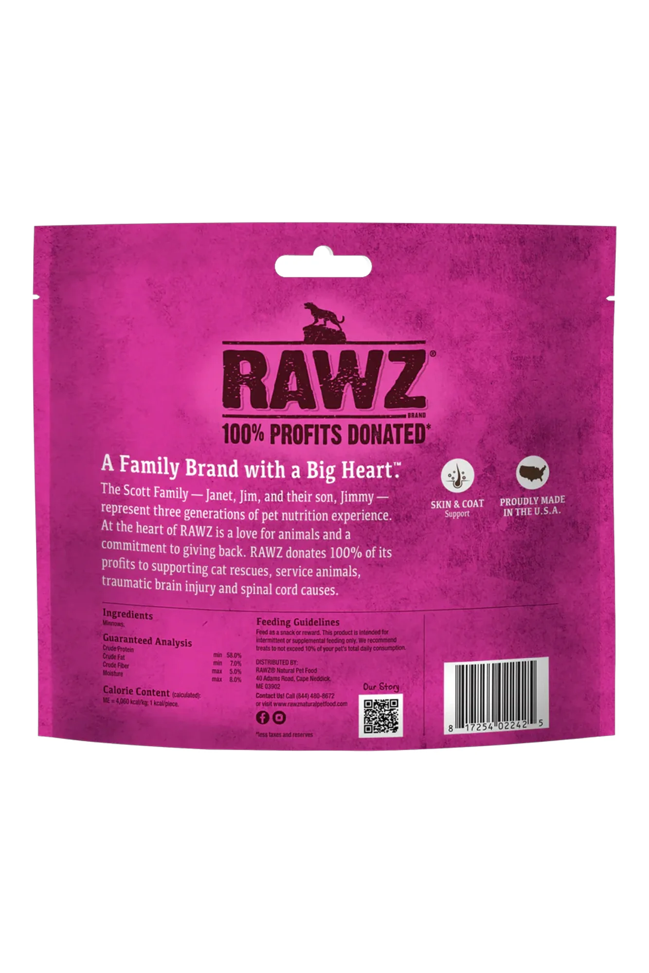 Rawz Minnows Freeze-Dried Cat Treats - Image 2