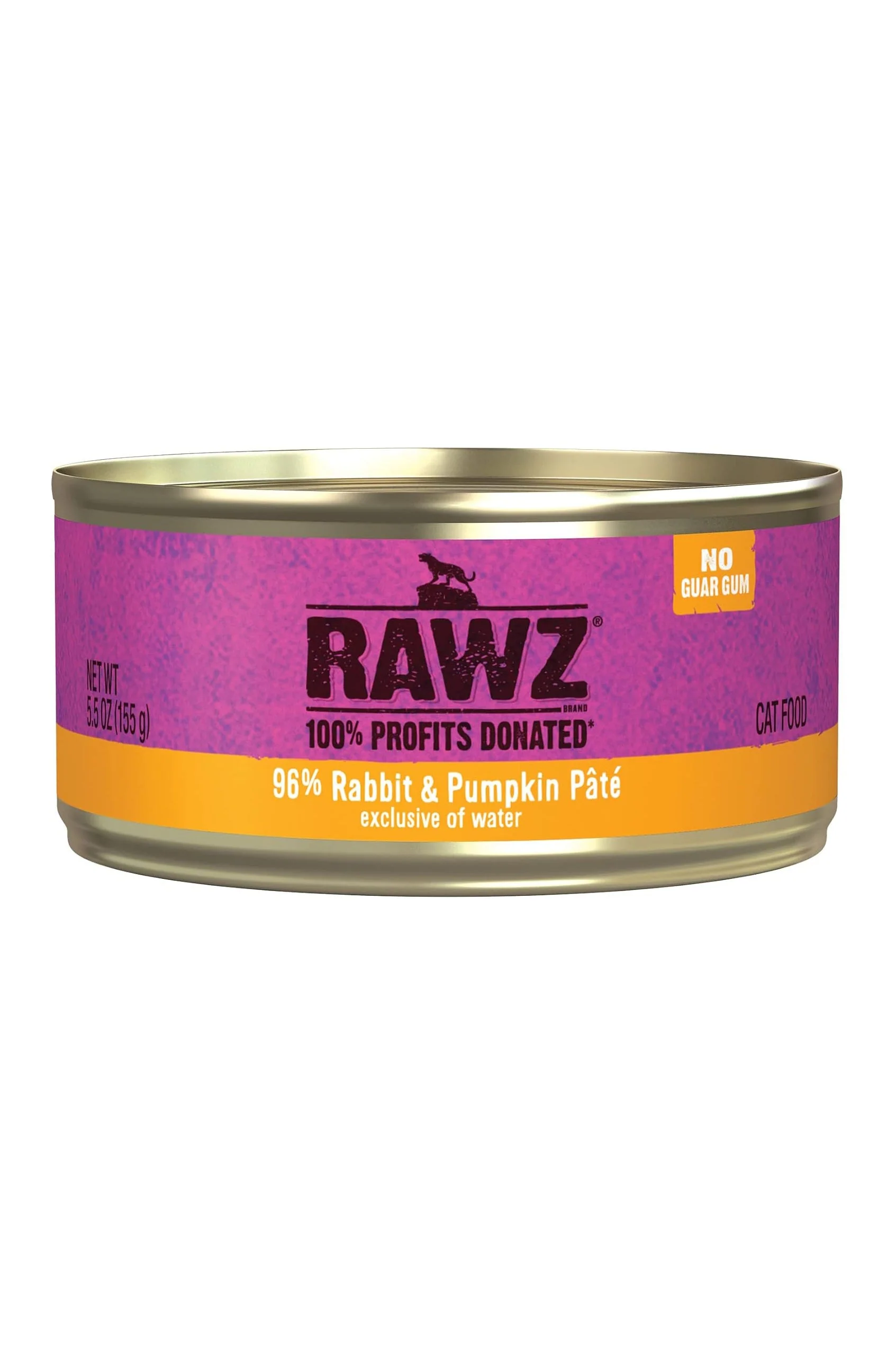 Rawz 96% Rabbit and Pumpkin Pate Wet Cat Food