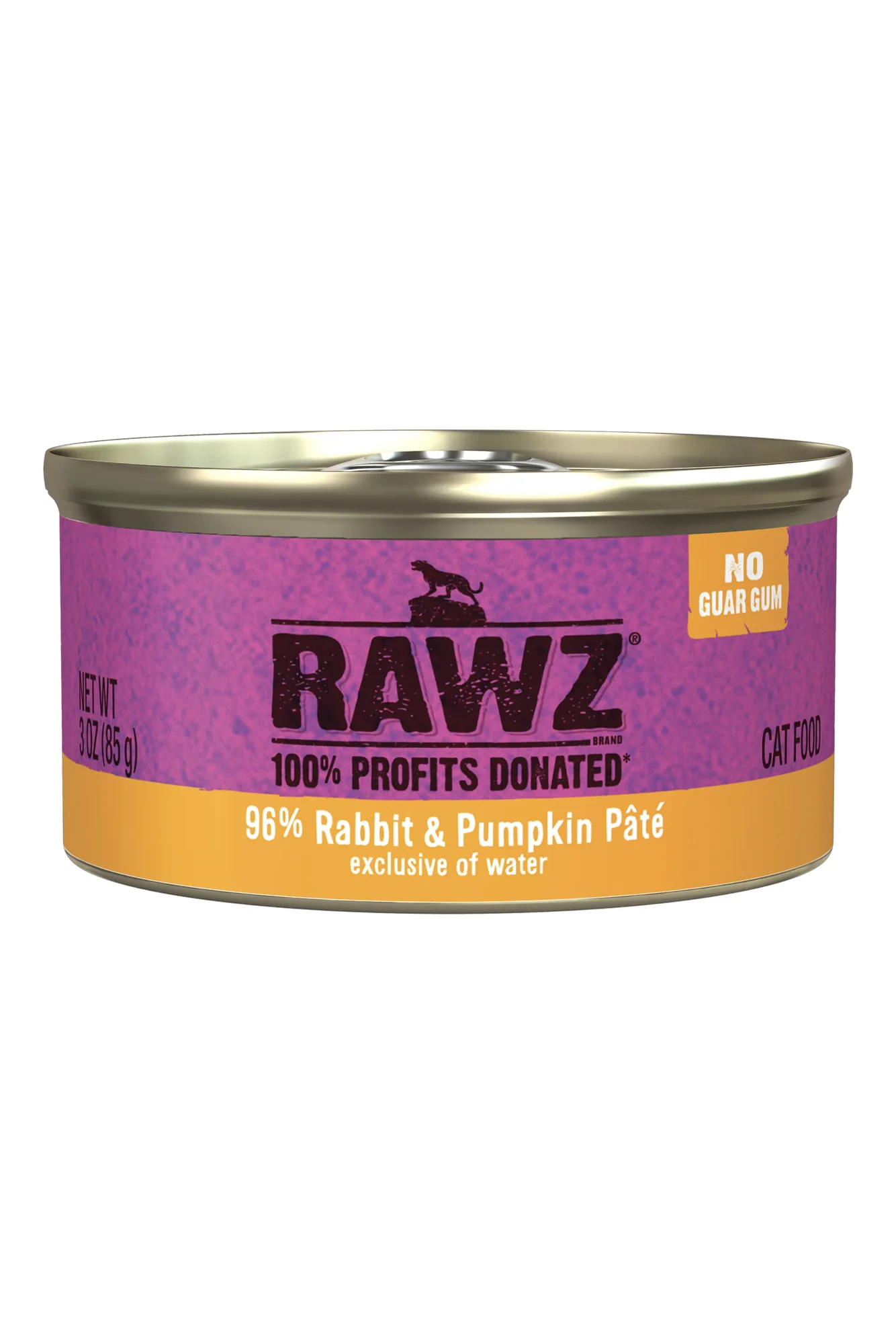 Rawz 96% Rabbit and Pumpkin Pate Wet Cat Food - Image 3