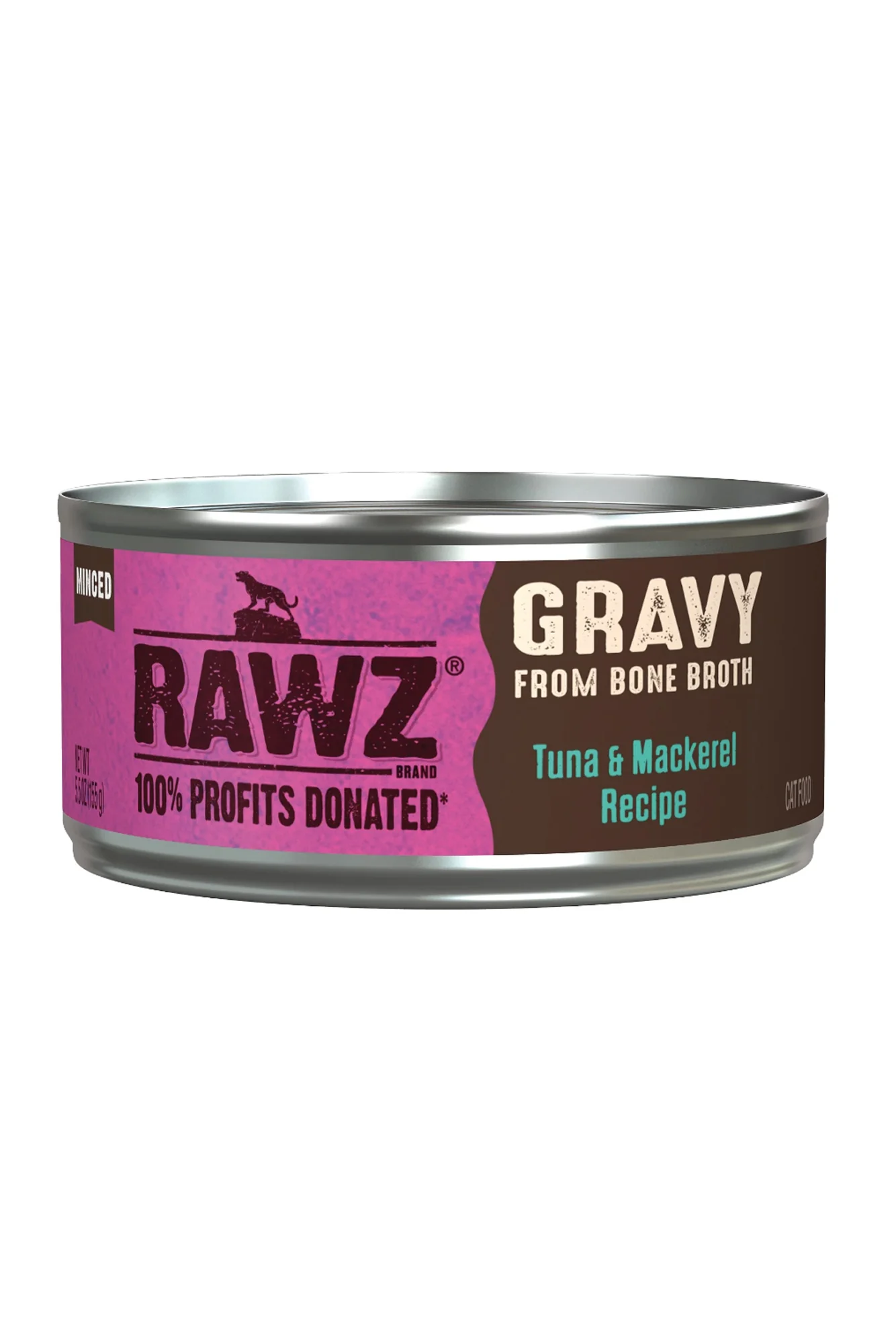 Rawz Gravy Tuna and Mackerel Minced Wet Cat Food