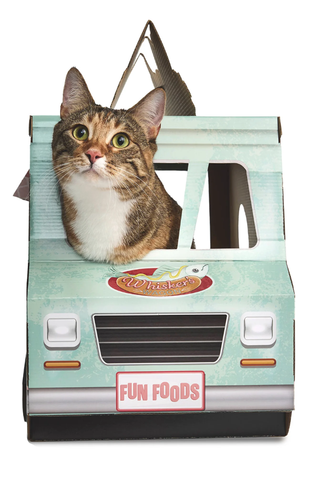 Royal Pet Whiskers Wagon Food Truck Cat Scratcher - Image 2