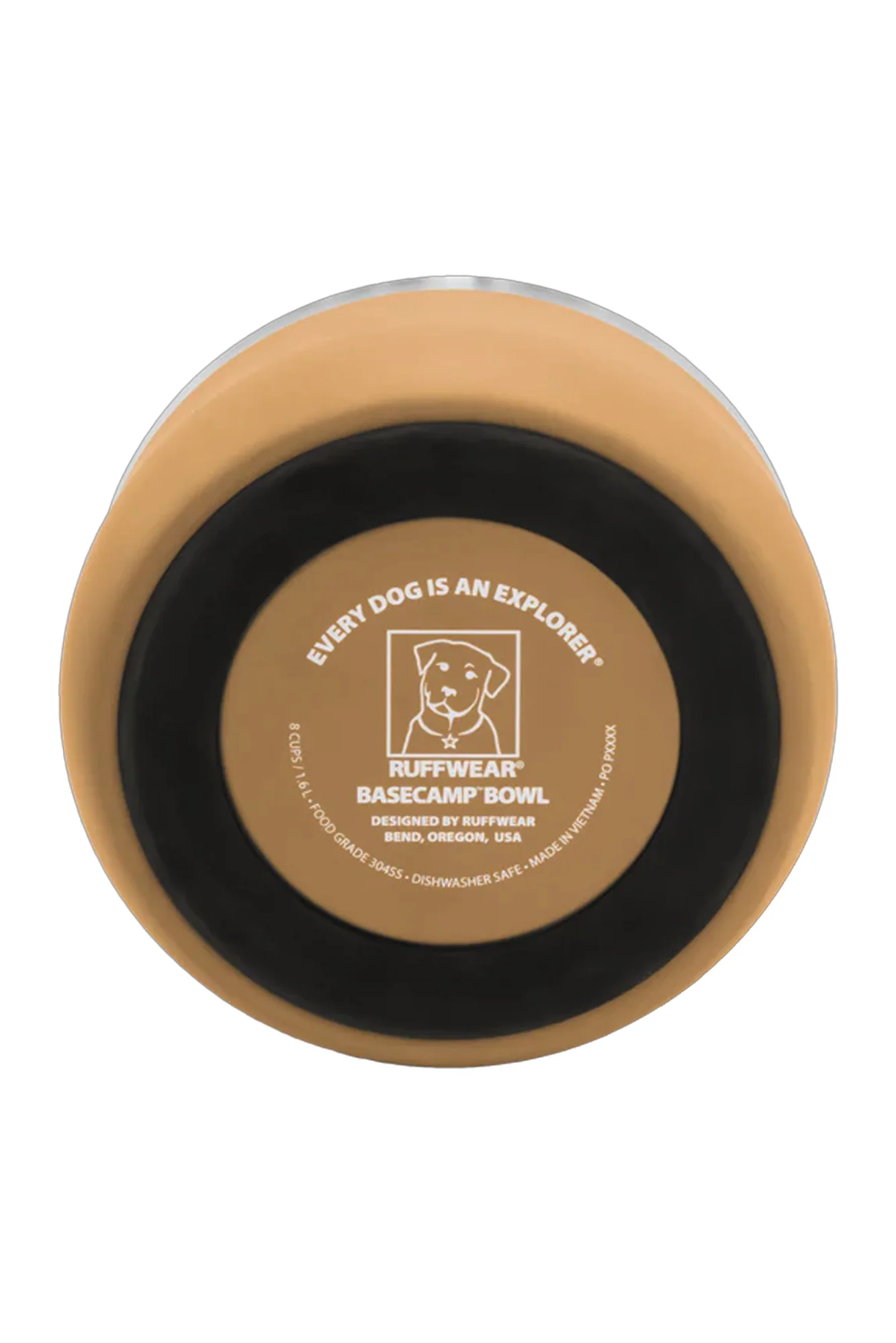 Ruffwear Cattail Tan Basecamp Bowl - Image 2