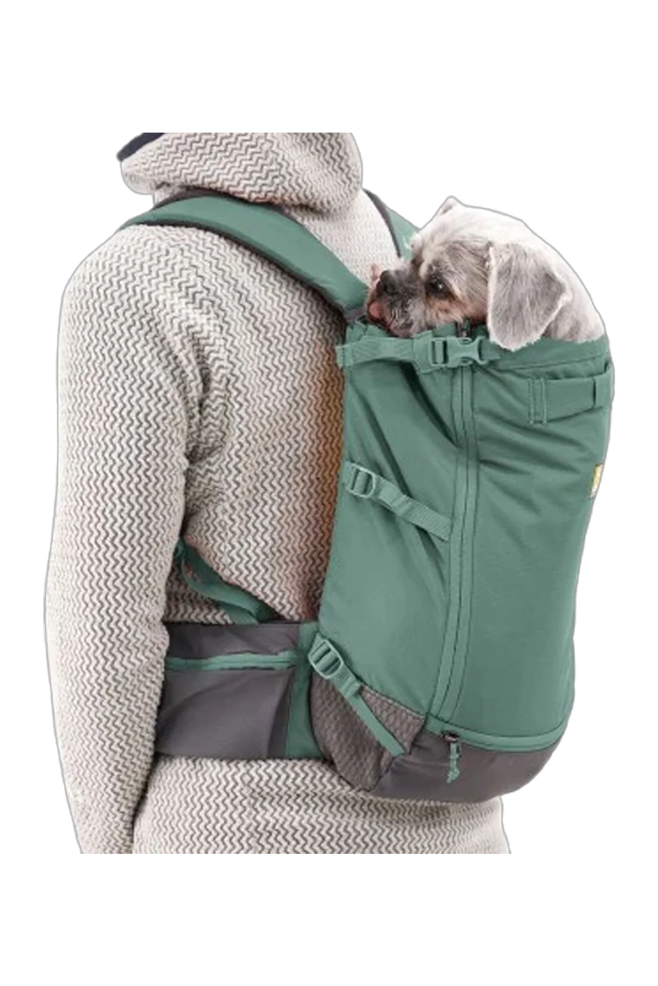 Ruffwear Hitch Hiker River Rock Green Dog Backpack - Image 3