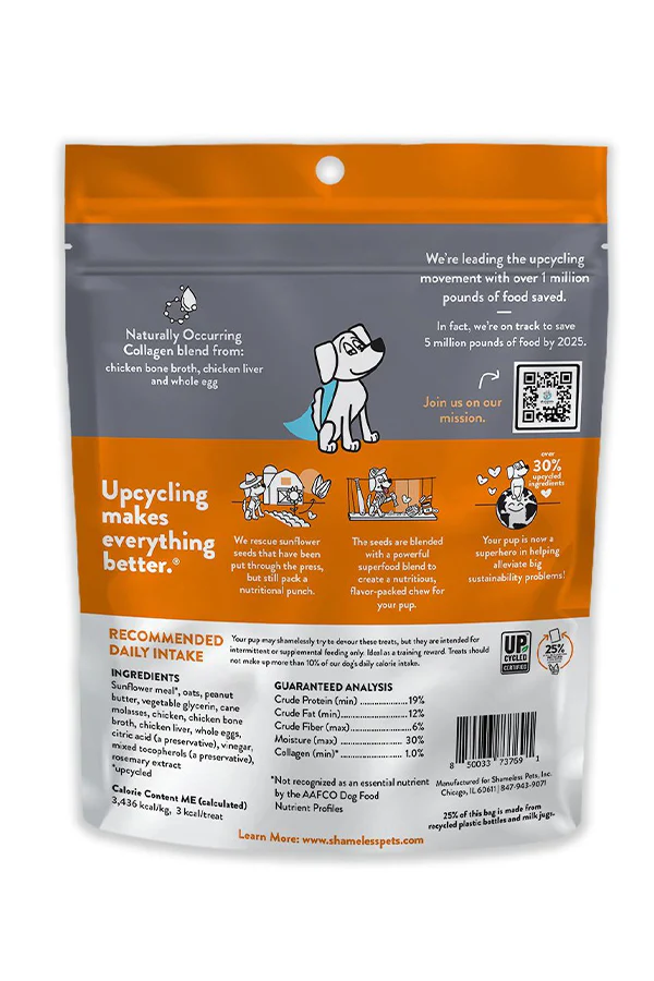 Shameless Peanut Butter Bliss Bone Broth Chews - Image 2