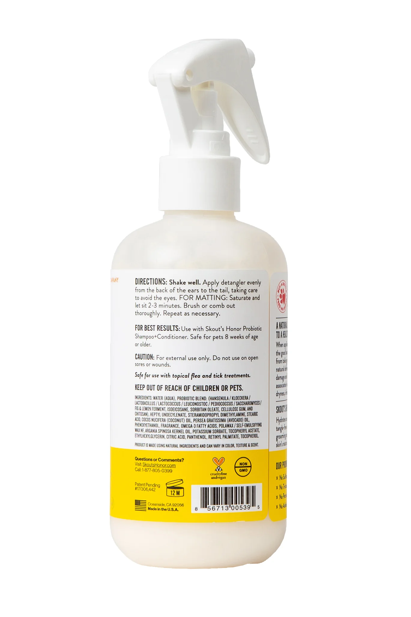 Skout's Honor Probiotic Honeysuckle Detangler - Image 2