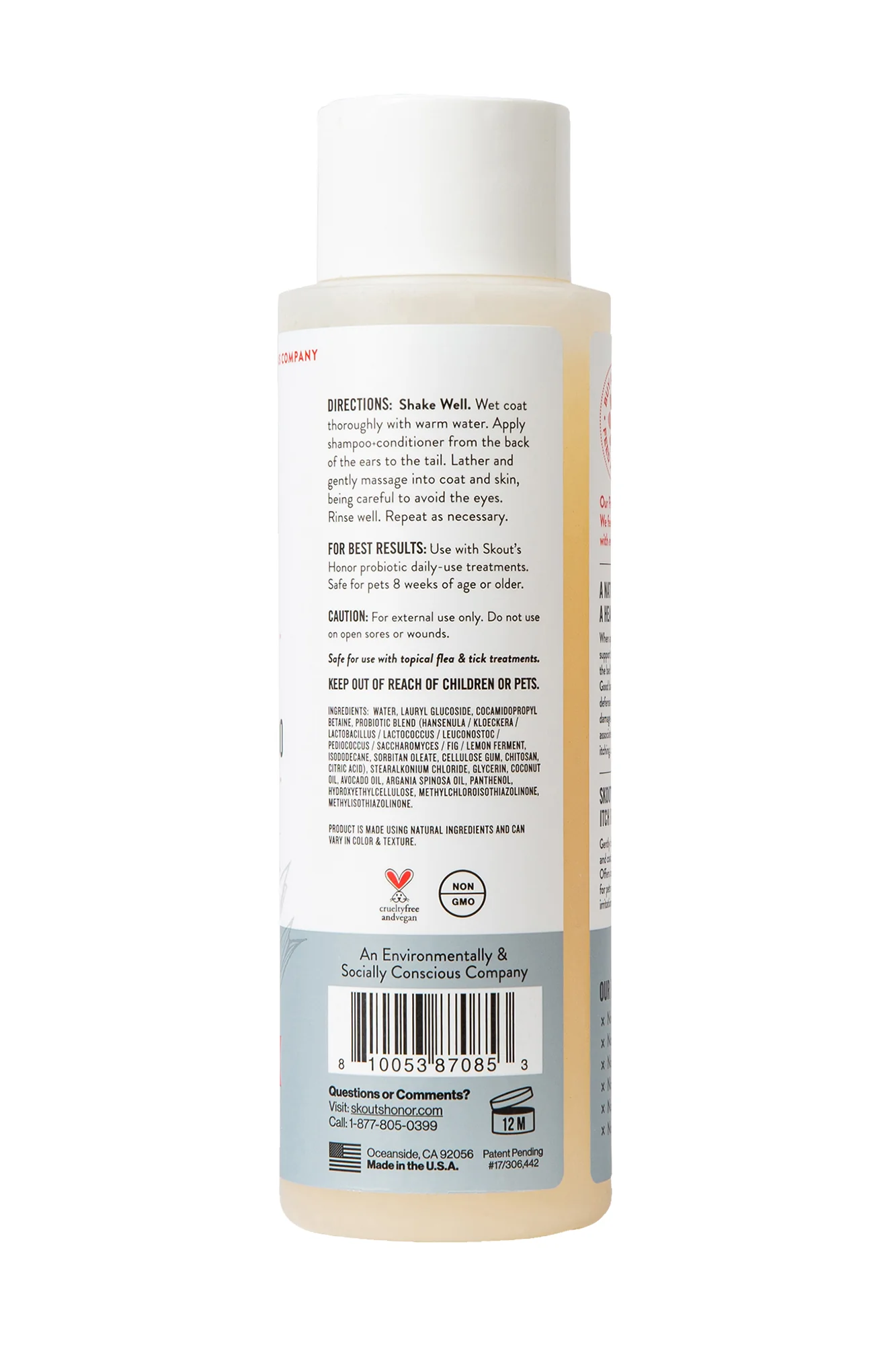 Skout's Honor Probiotic Itch Relief Shampoo - Image 2