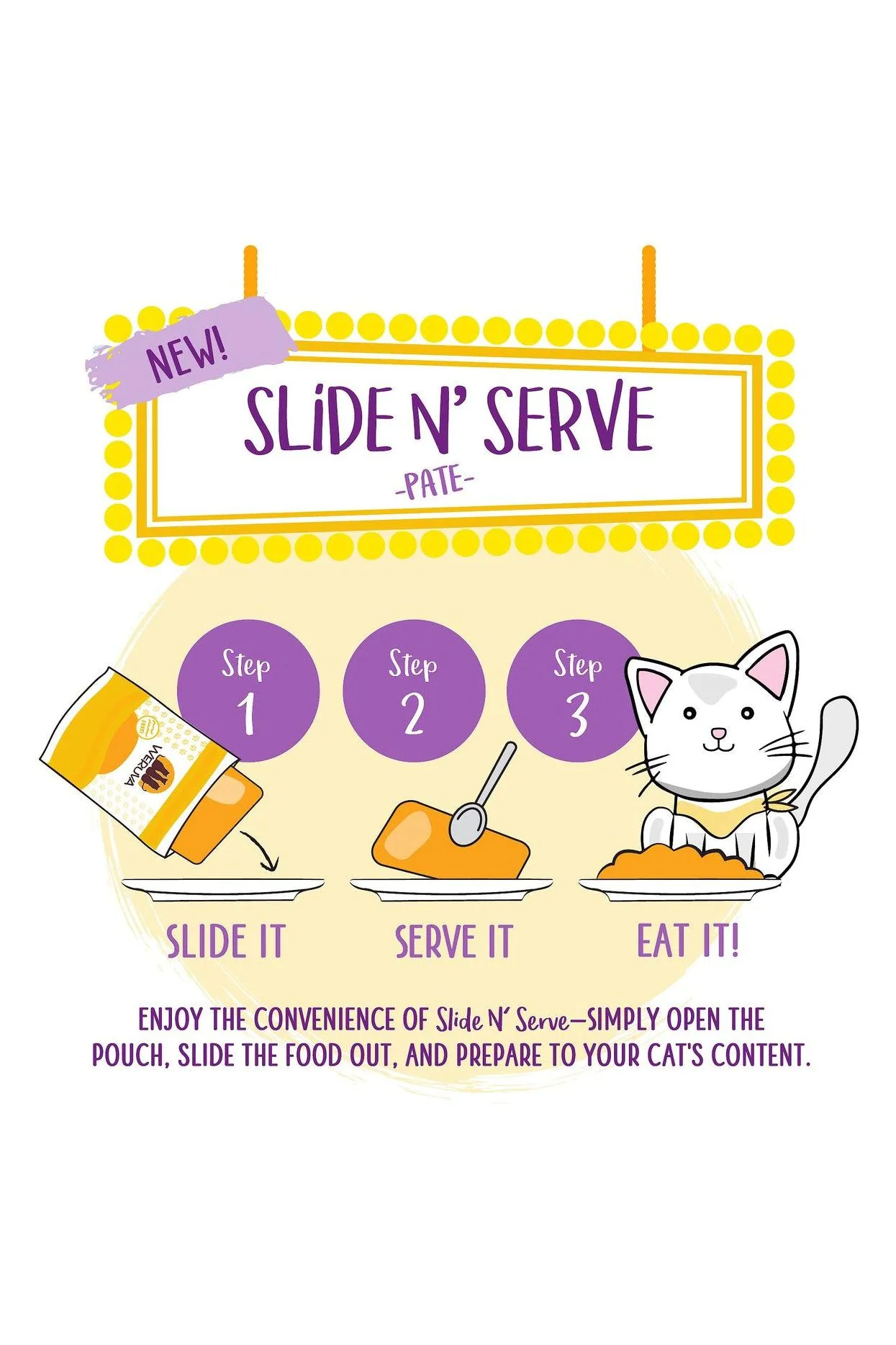 Weruva Slide N' Serve Pate The Slice is Right Puree Wet Cat Food Pouch - Image 3