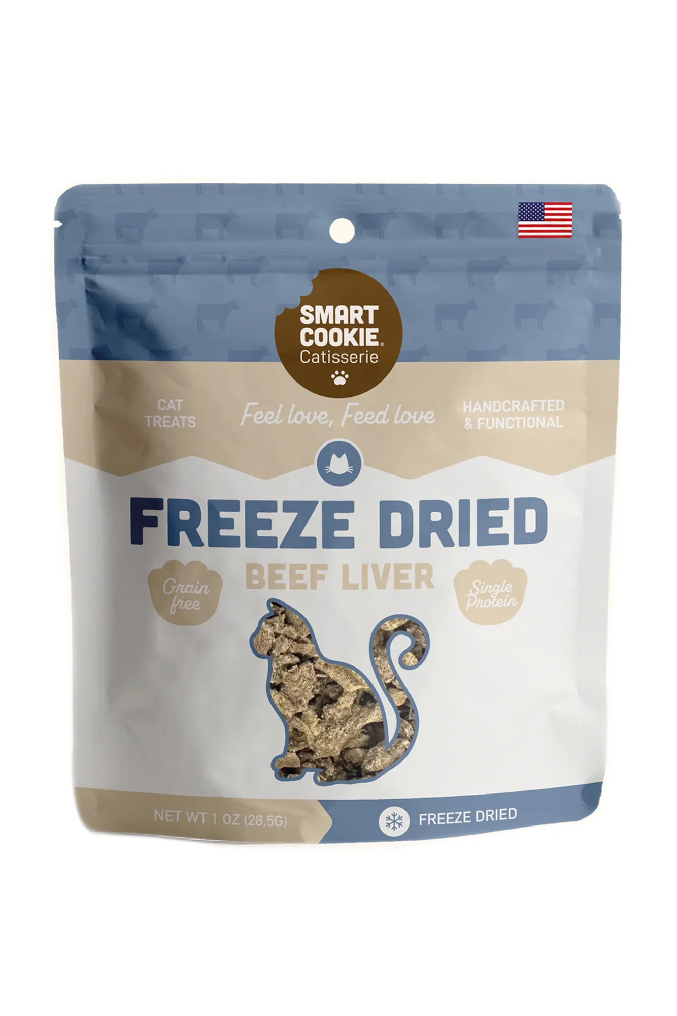 Smart Cookie Catisserie Freeze-Dried Beef Liver Bites Cat Treats