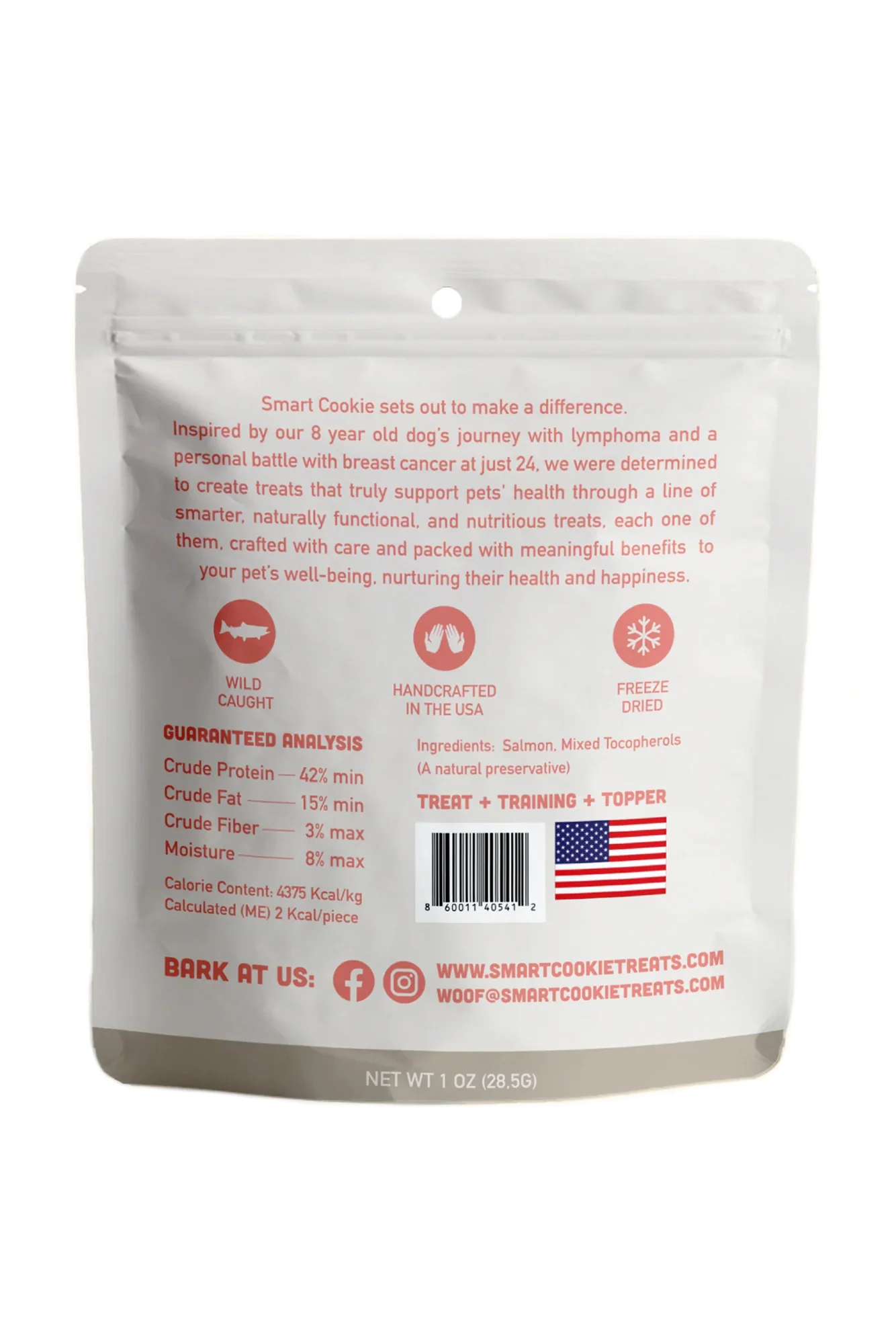 Smart Cookie Catisserie Freeze-Dried Salmon Bites Cat Treats - Image 2