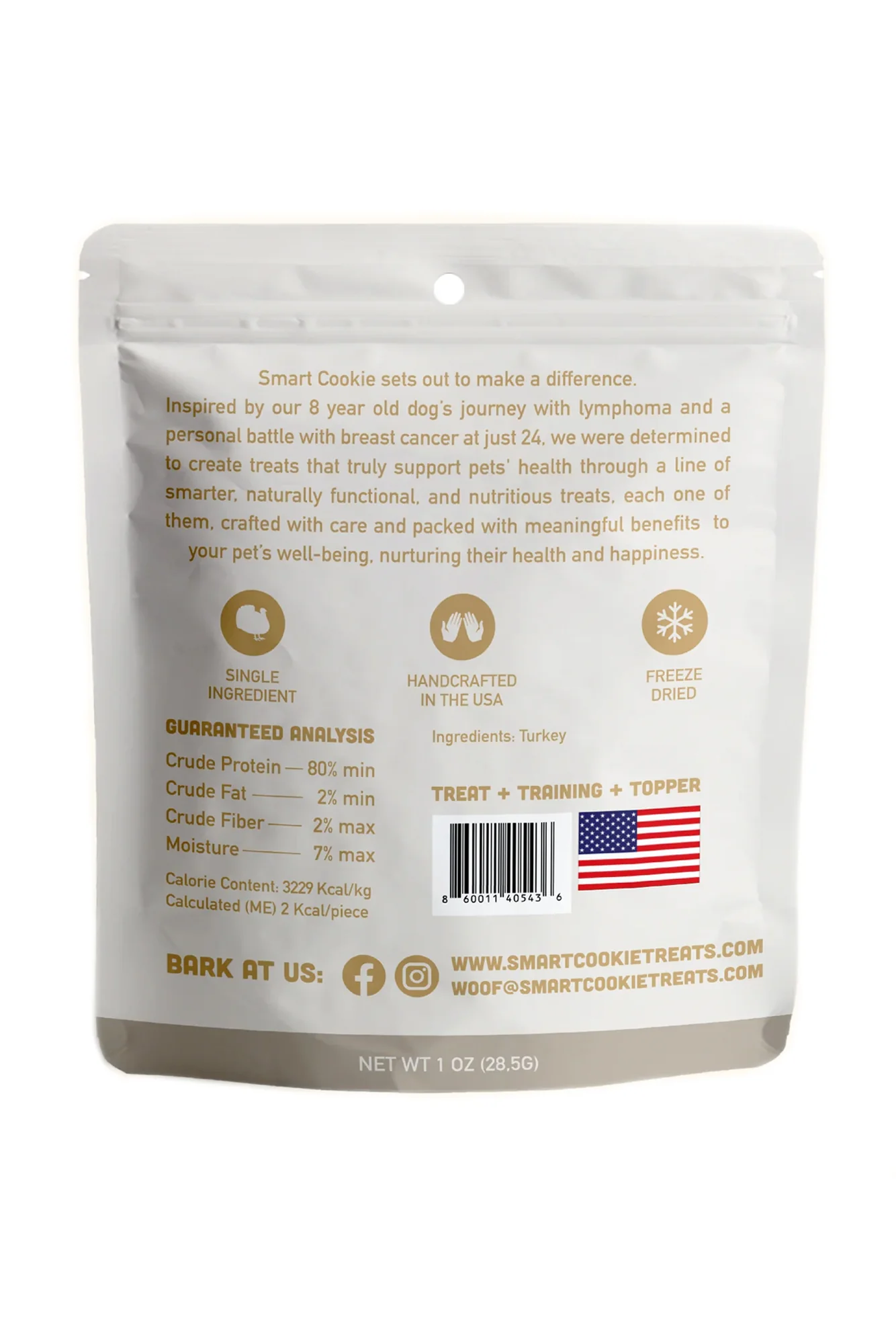Smart Cookie Catisserie Freeze-Dried Turkey Bites Cat Treats - Image 2
