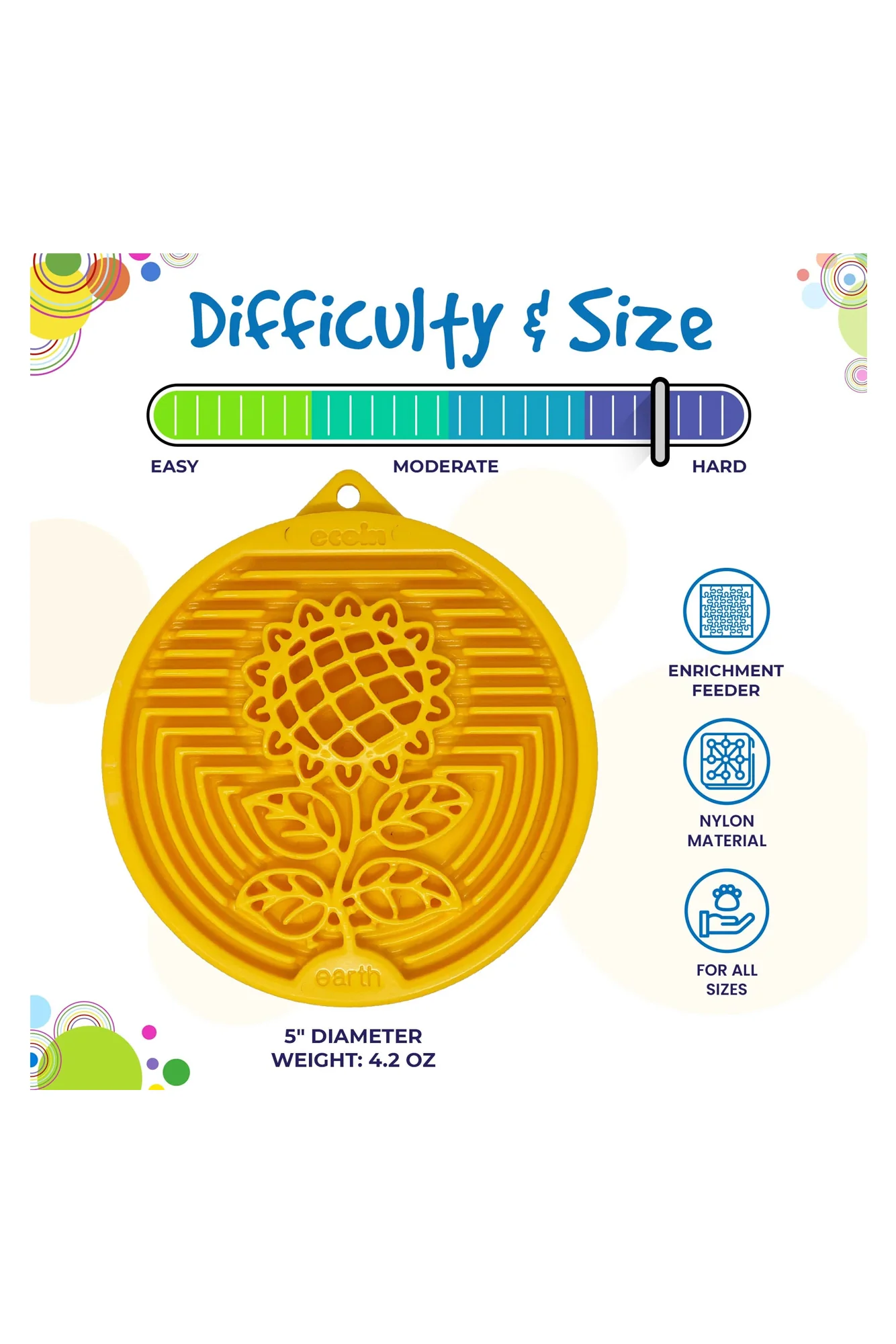 Sodapup Yellow Earth eCoin Durable Feeder - Image 4