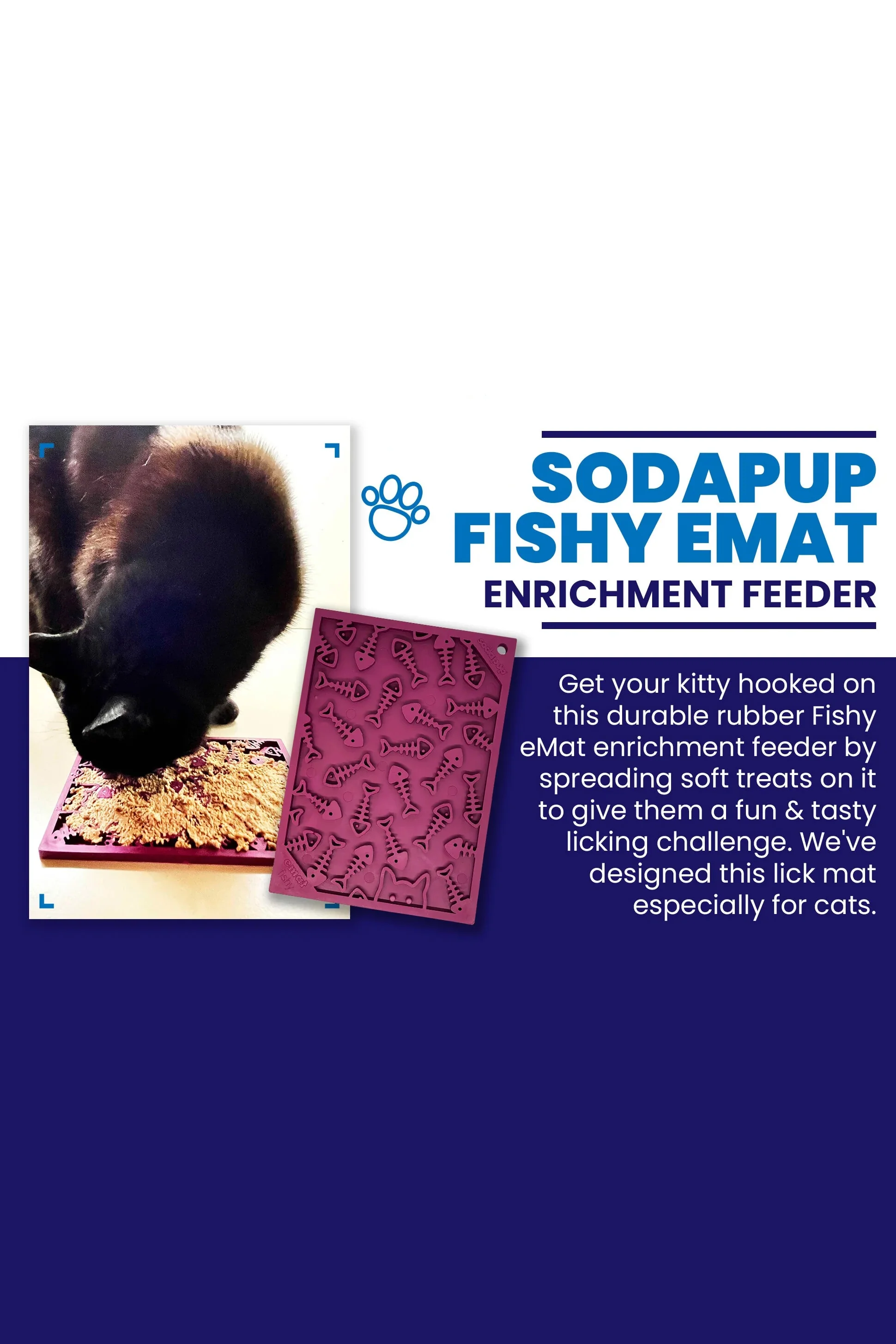 SodaPup Fishy Plum Lickmat - Image 4
