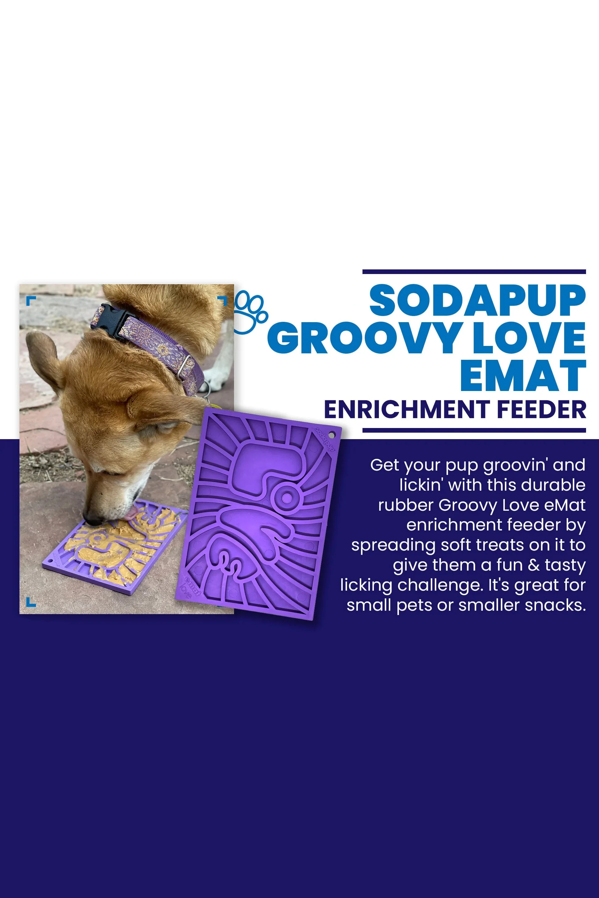 SodaPup Purple Love Lickmat - Image 5