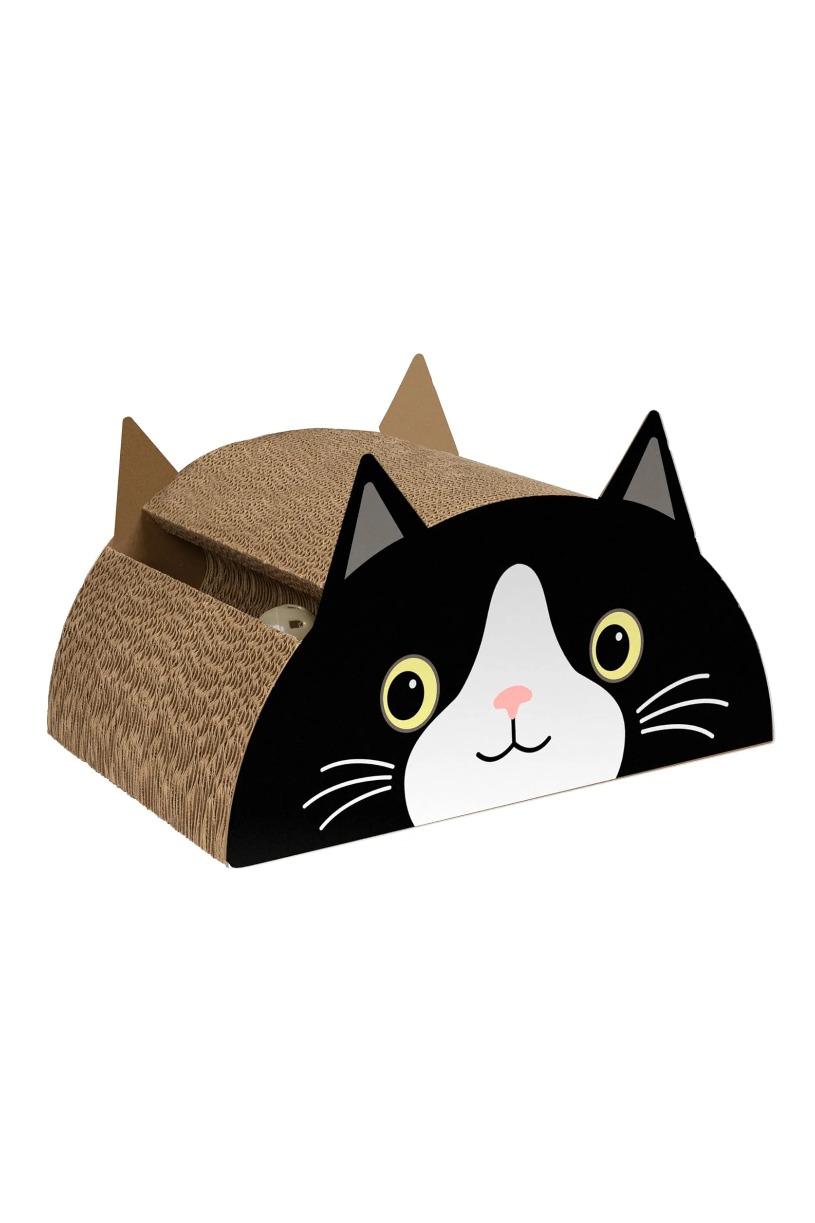 Sportpet Kitty City Tuxedo Cat Face Scratcher